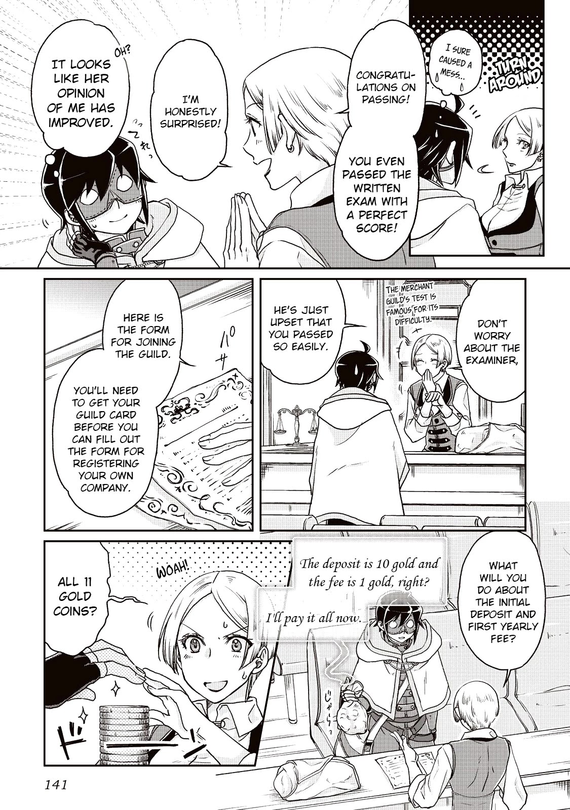 Tsuki ga Michibiku Isekai Douchuu Chapter 20 page 13 - Chapter 20: The Merchants Guild Entrance Exam?!