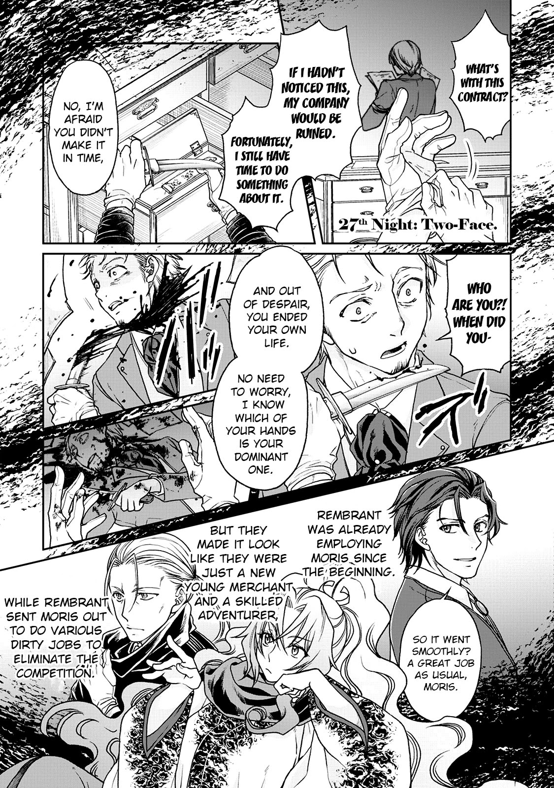 Tsuki ga Michibiku Isekai Douchuu Chapter 27 page 1 - Chapter 27: Two-Face