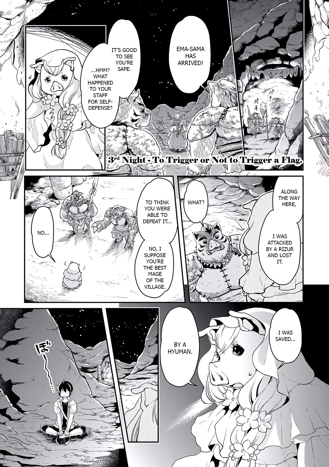 Tsuki ga Michibiku Isekai Douchuu Chapter 3 page 1 - Chapter 3: To Trigger Or Not To Trigger a Flag