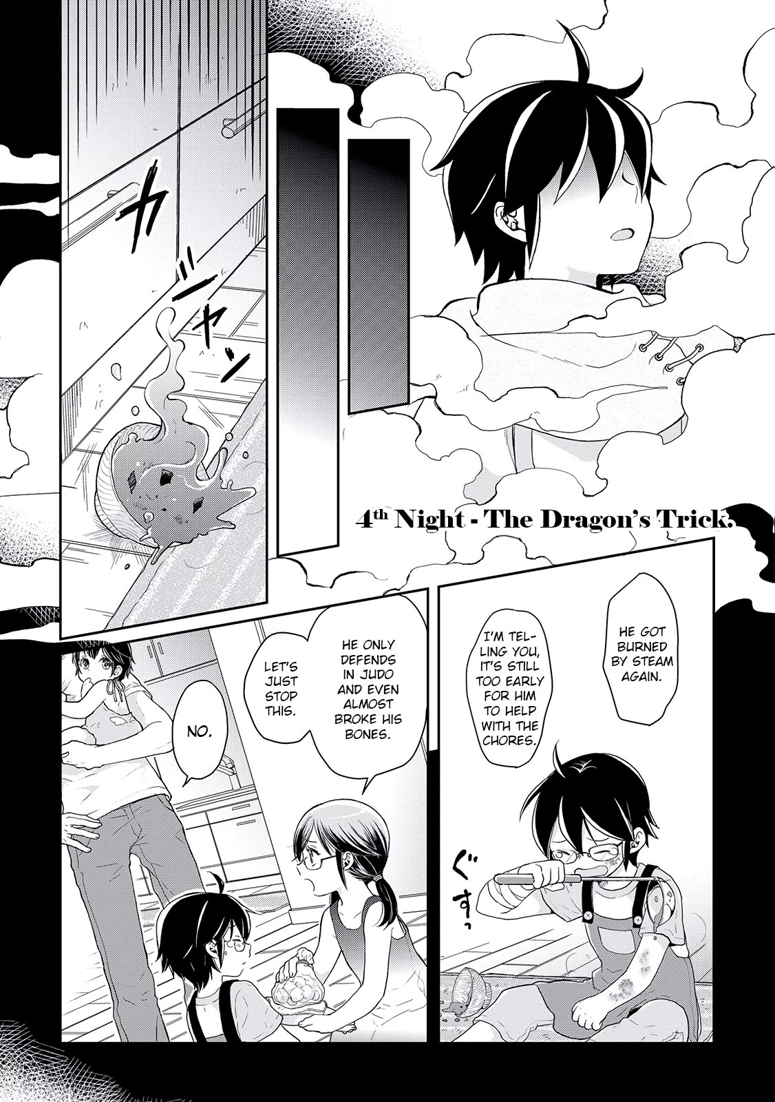 Tsuki ga Michibiku Isekai Douchuu Chapter 4 page 1 - Chapter 4: The Dragon's Trick