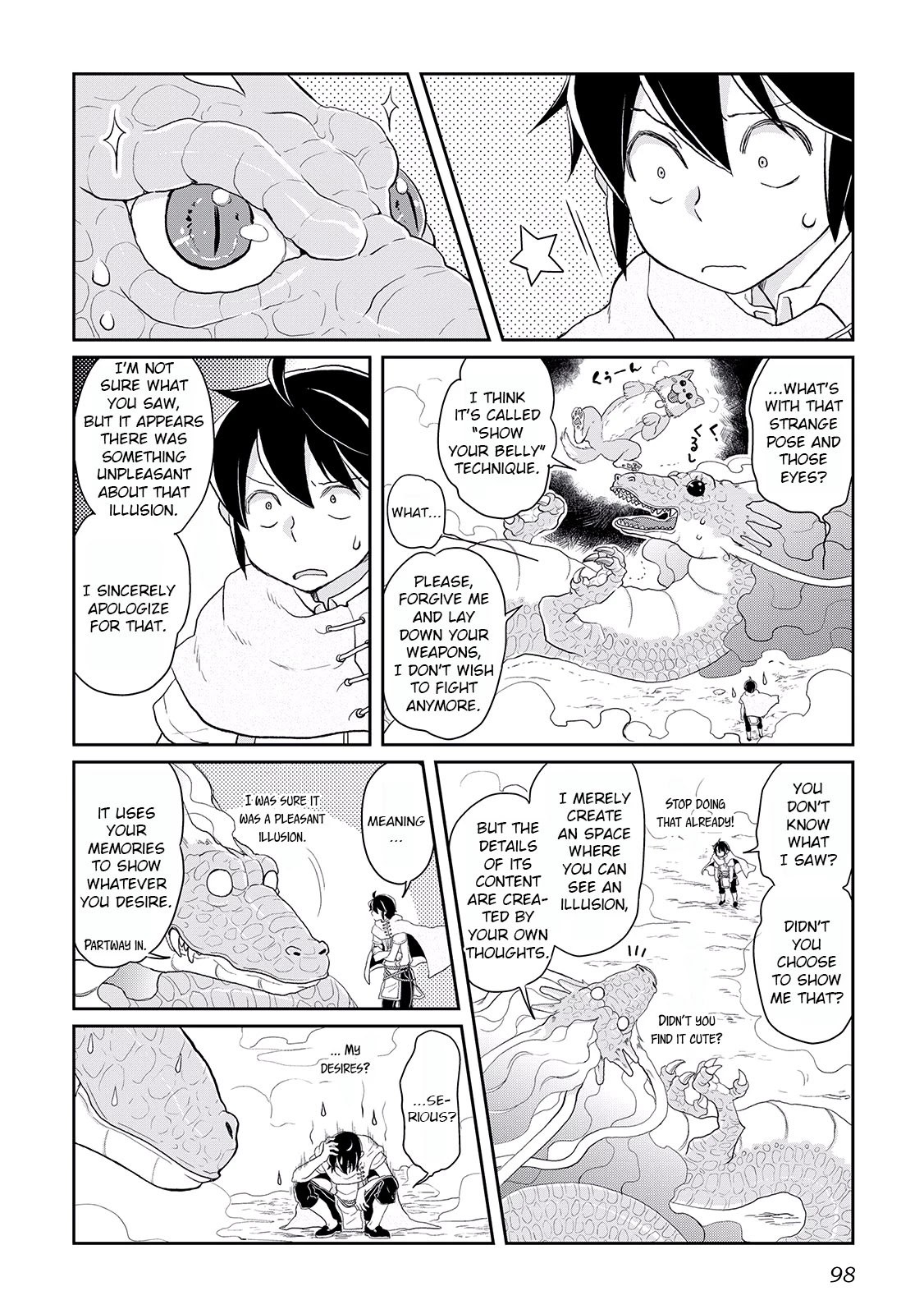 Tsuki ga Michibiku Isekai Douchuu Chapter 4 page 20 - Chapter 4: The Dragon's Trick