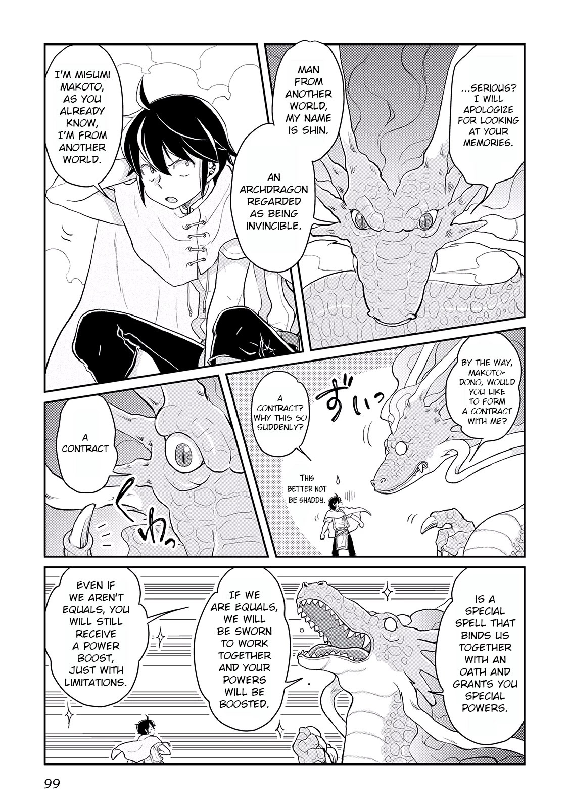 Tsuki ga Michibiku Isekai Douchuu Chapter 4 page 21 - Chapter 4: The Dragon's Trick