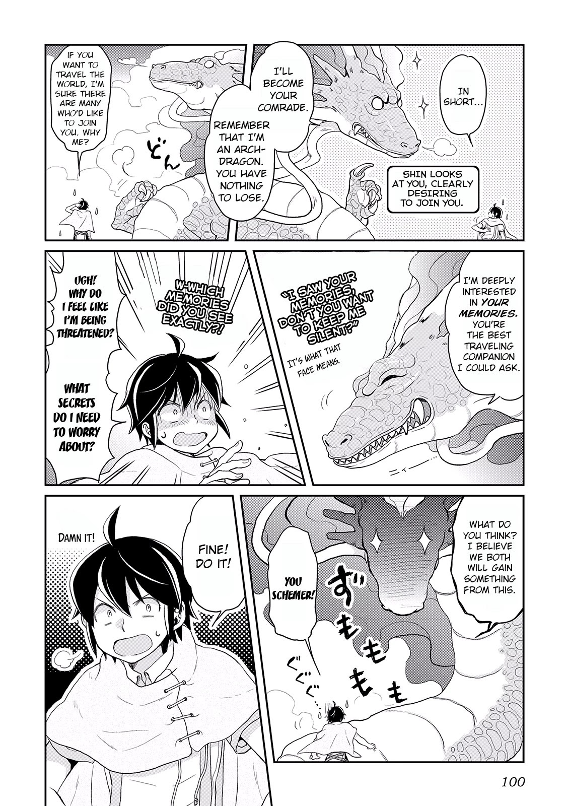 Tsuki ga Michibiku Isekai Douchuu Chapter 4 page 22 - Chapter 4: The Dragon's Trick