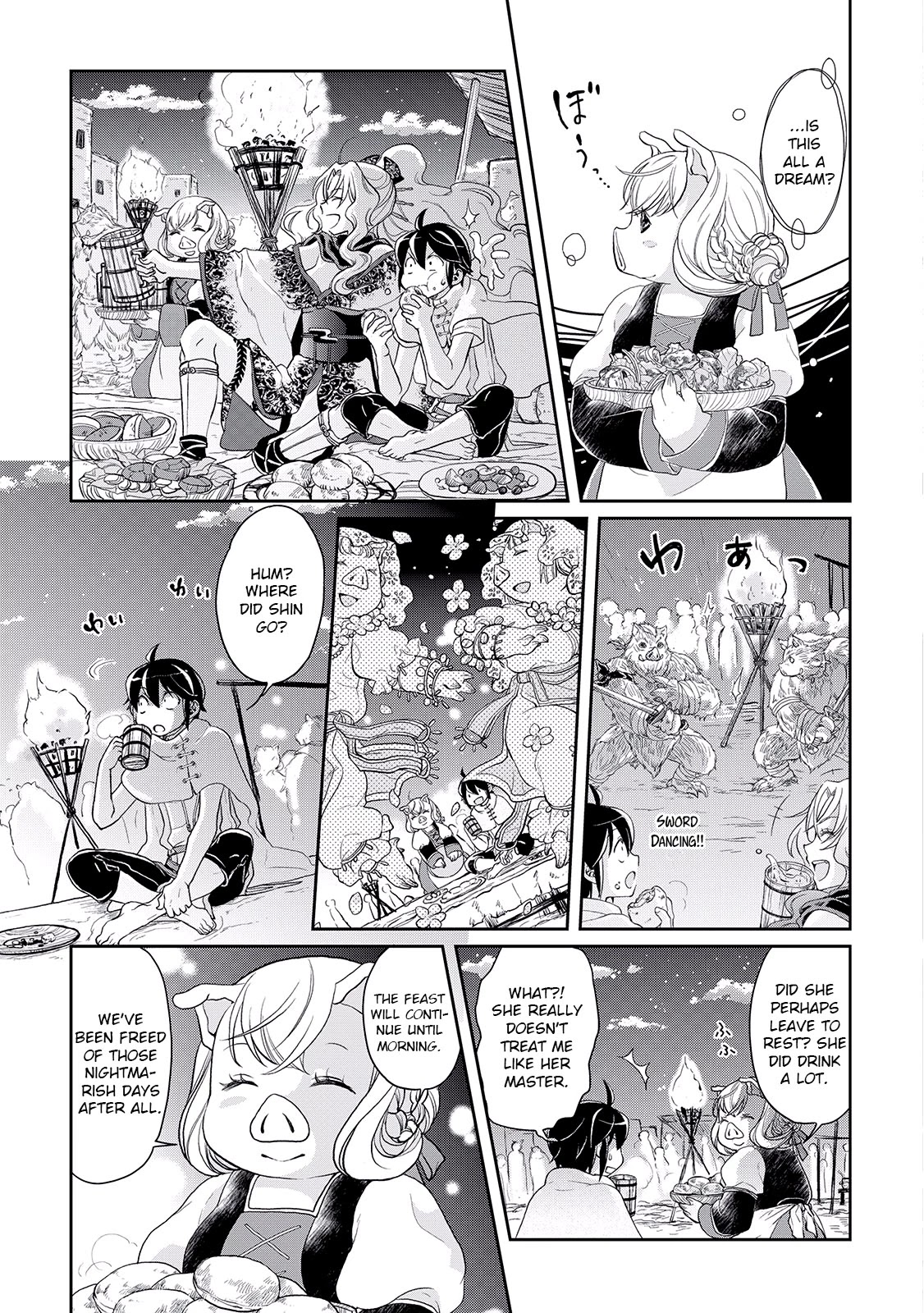 Tsuki ga Michibiku Isekai Douchuu Chapter 5 page 12 - Chapter 5: The Noisy Samurai