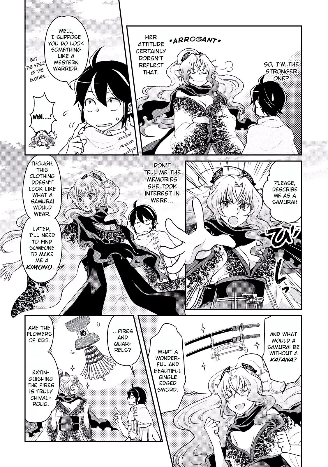 Tsuki ga Michibiku Isekai Douchuu Chapter 5 page 2 - Chapter 5: The Noisy Samurai