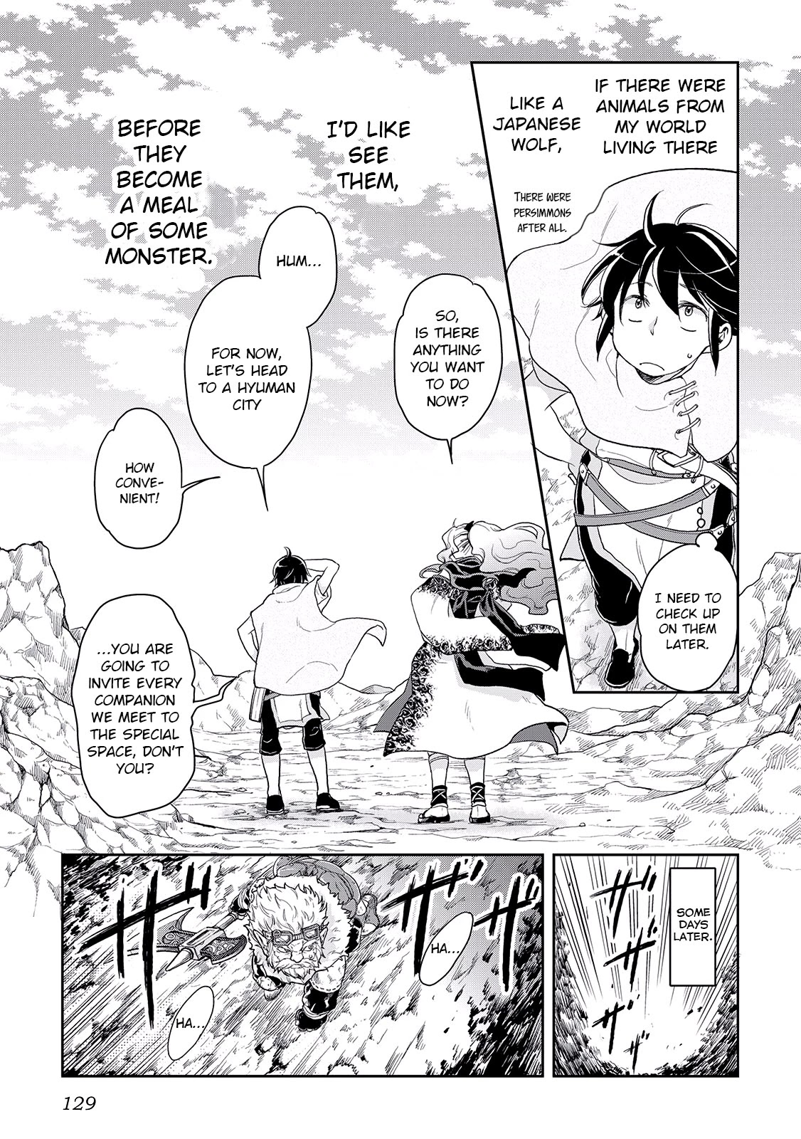 Tsuki ga Michibiku Isekai Douchuu Chapter 5 page 22 - Chapter 5: The Noisy Samurai
