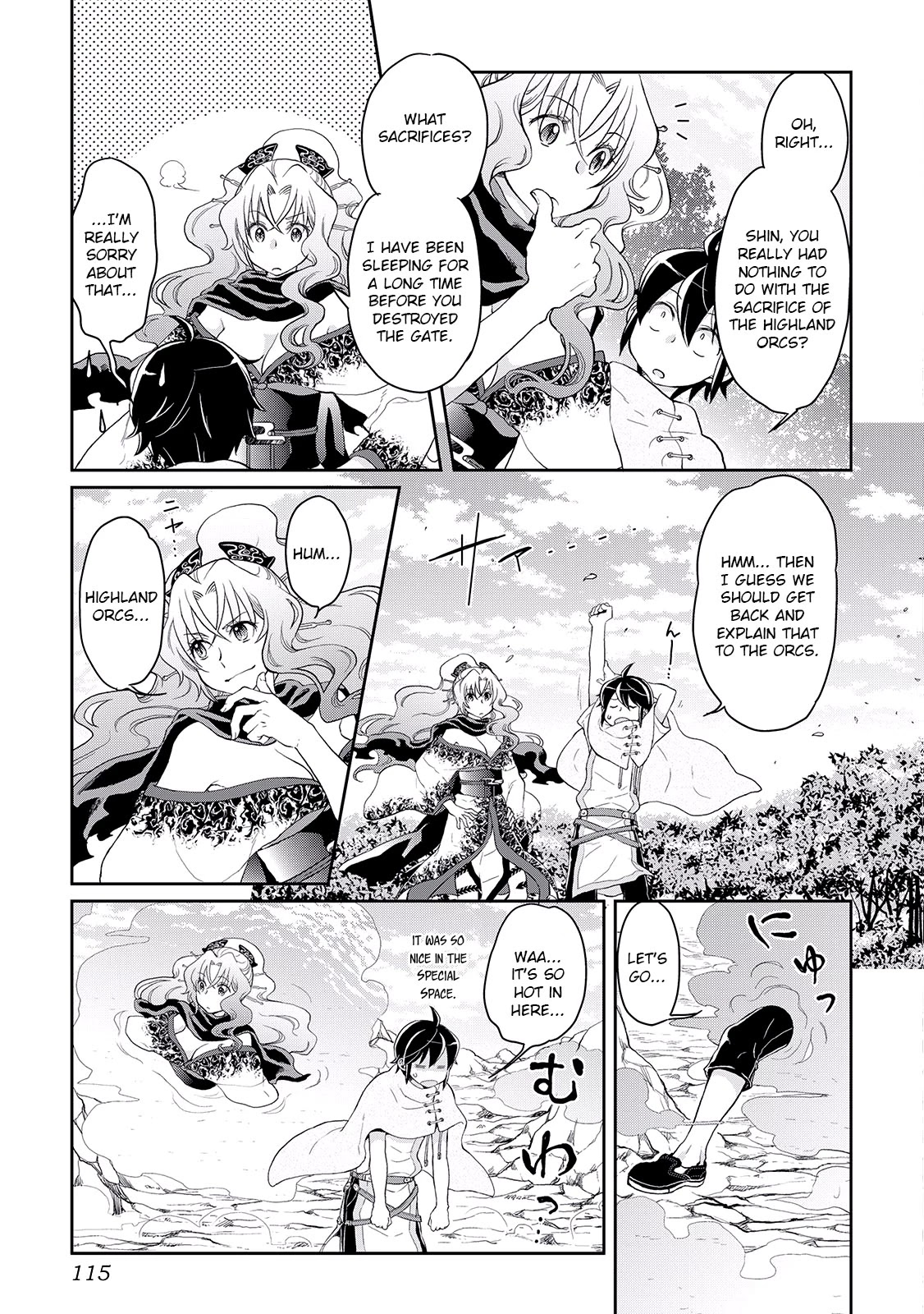 Tsuki ga Michibiku Isekai Douchuu Chapter 5 page 8 - Chapter 5: The Noisy Samurai