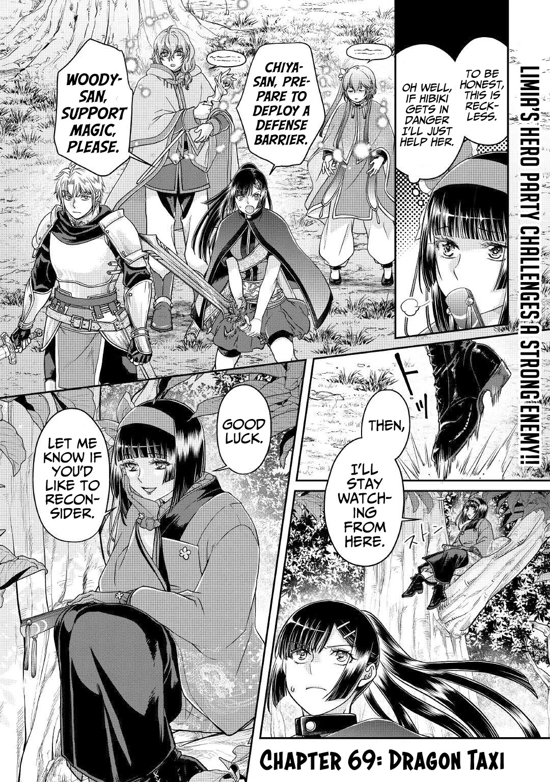 Tsuki ga Michibiku Isekai Douchuu Chapter 69 page 2 - Chapter 69: Dragon Taxi