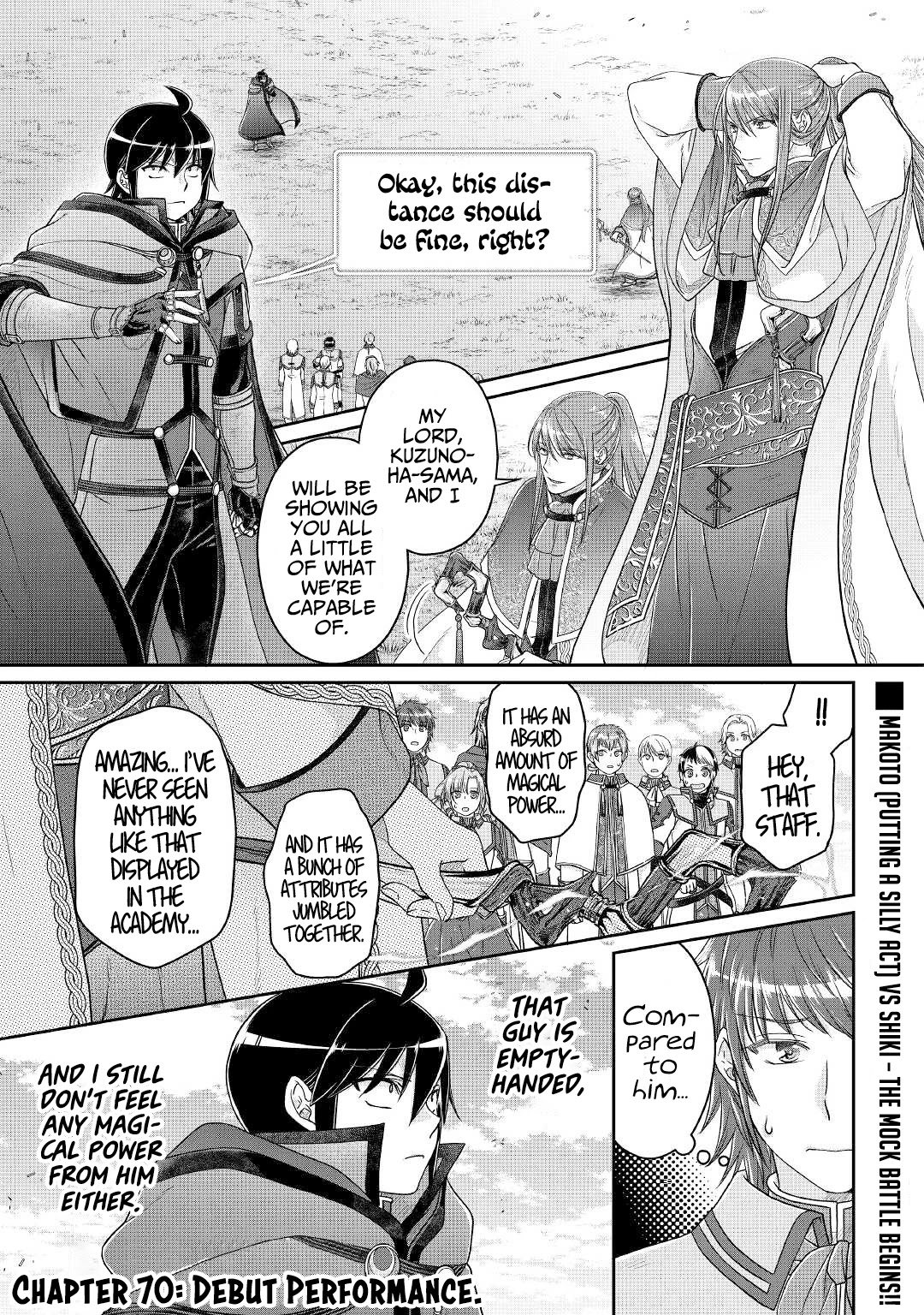 Tsuki ga Michibiku Isekai Douchuu Chapter 70 page 2 - Chapter 70: Debut Performance
