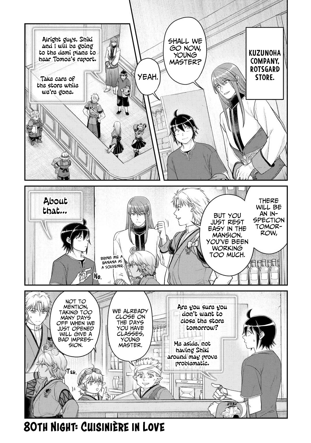 Tsuki ga Michibiku Isekai Douchuu Chapter 80 page 2 - Chapter 80: Cuisinière in Love