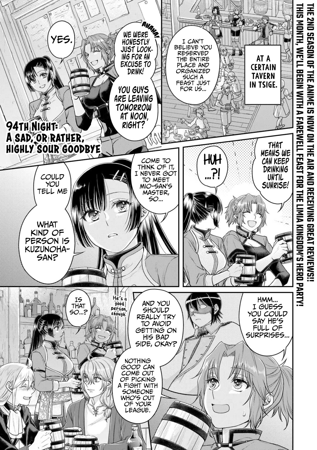 Tsuki ga Michibiku Isekai Douchuu Chapter 94 page 2 - Chapter 94: A Sad, or Rather, Highly Sour Goodbye