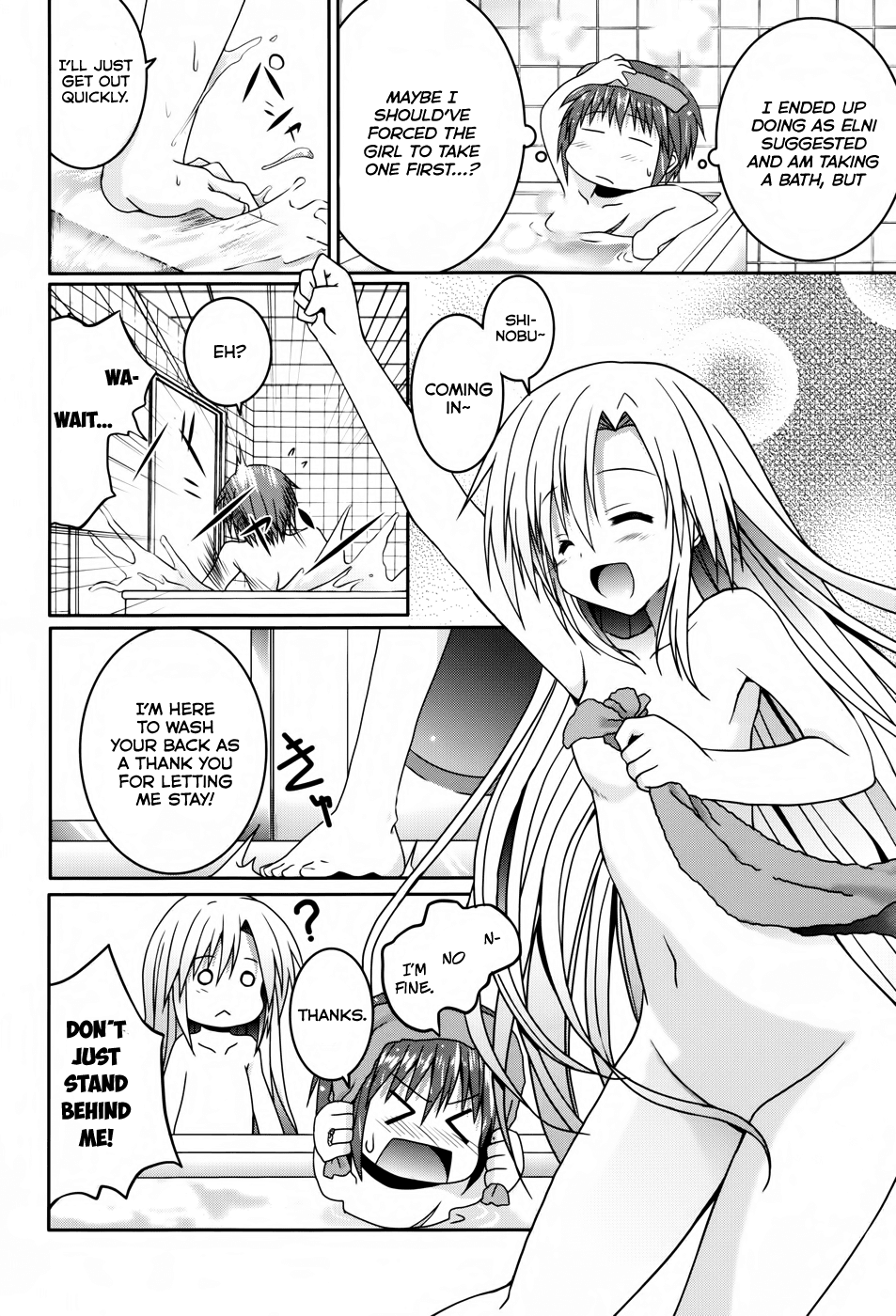Tsuki Tsuki! Chapter 14 page 4 - Chapter 14: Homeless Girl Elni #2