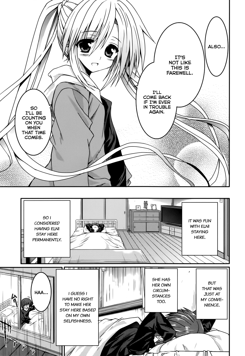 Tsuki Tsuki! Chapter 17 page 5 - Chapter 17: Downpour on the Road Home #3