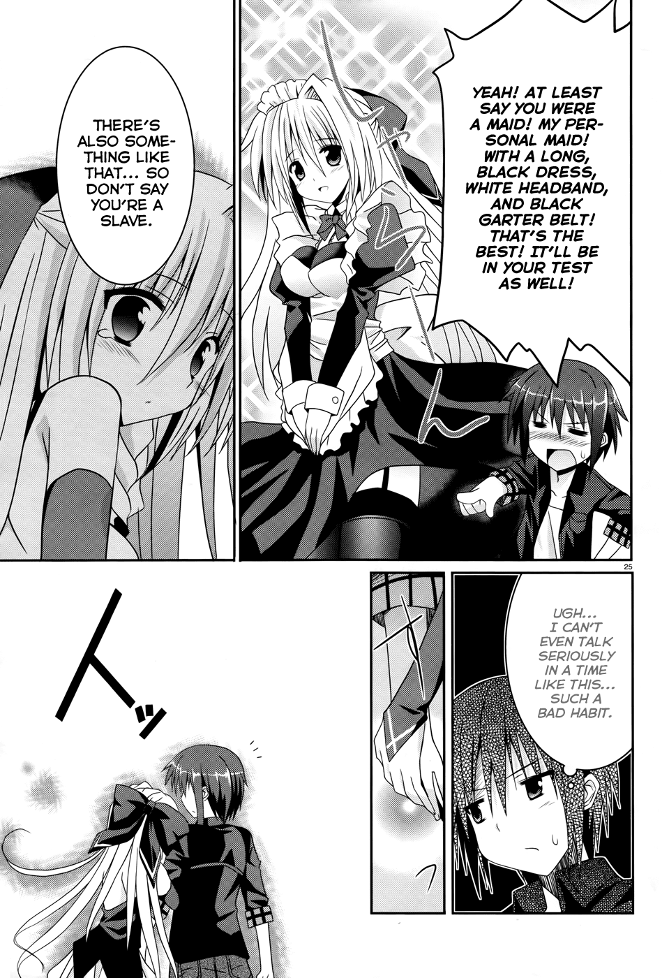 Tsuki Tsuki! Chapter 3 page 25 - Chapter 3: Not a Slave, but a Maid!