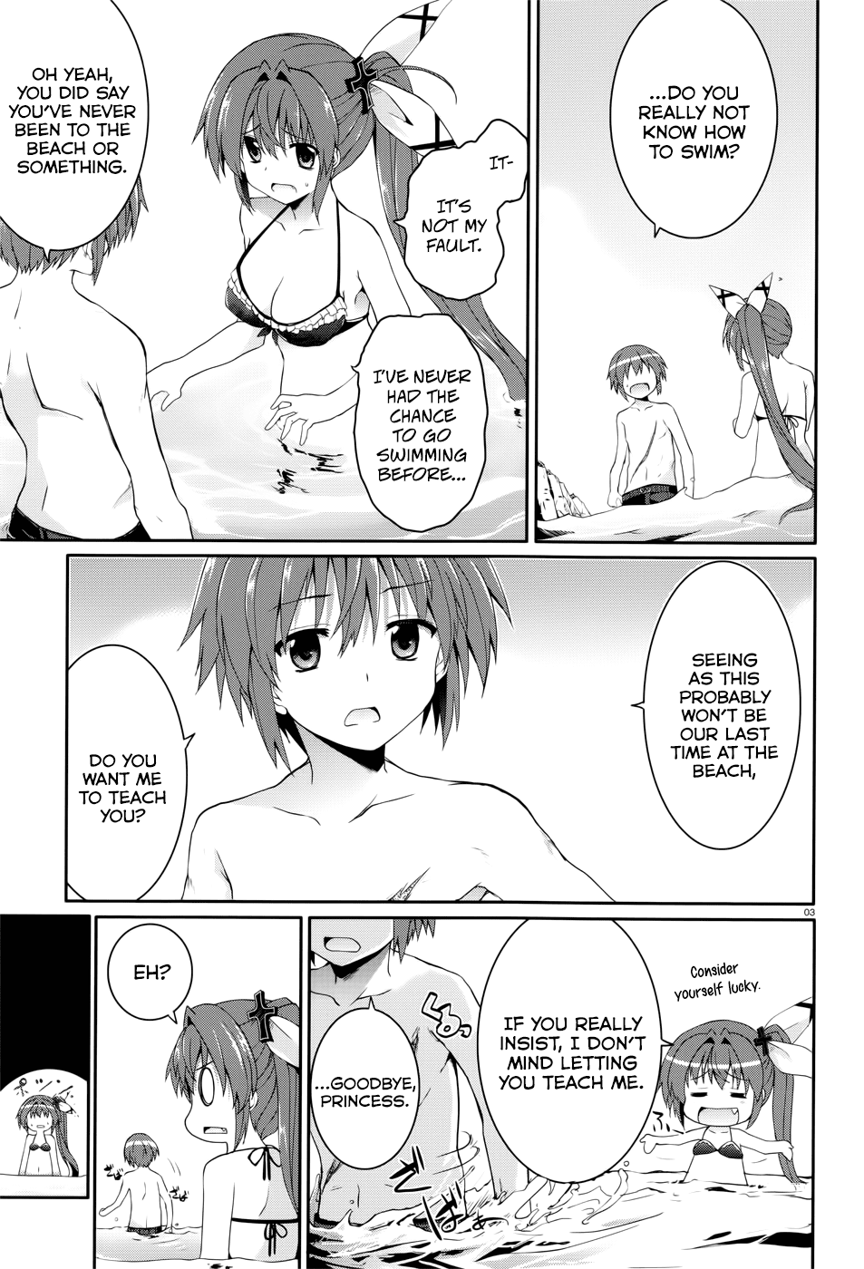 Tsuki Tsuki! Chapter 34.1 page 3 - Chapter 34.1: I Want You to Notice Me... See Me... #3