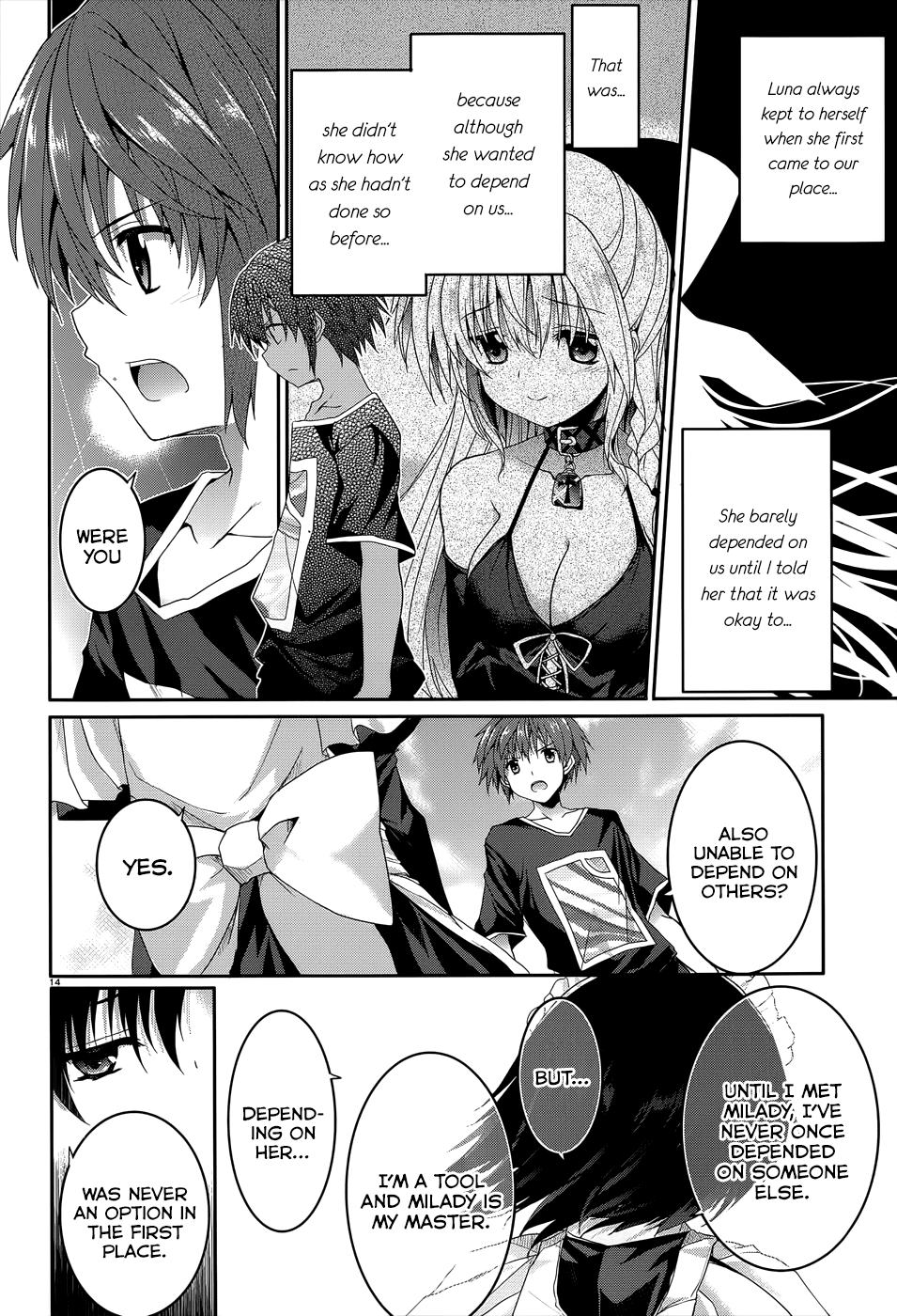 Tsuki Tsuki! Chapter 35 page 13 - Chapter 35: Words Unsaid