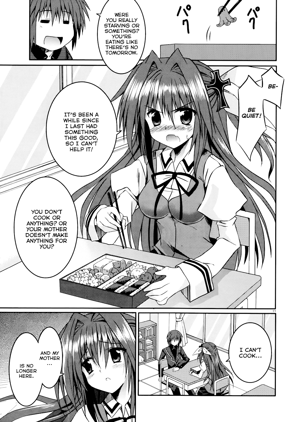 Tsuki Tsuki! Chapter 9 page 11 - Chapter 9: Who's Bad?! Bad Nazunyan is Here !