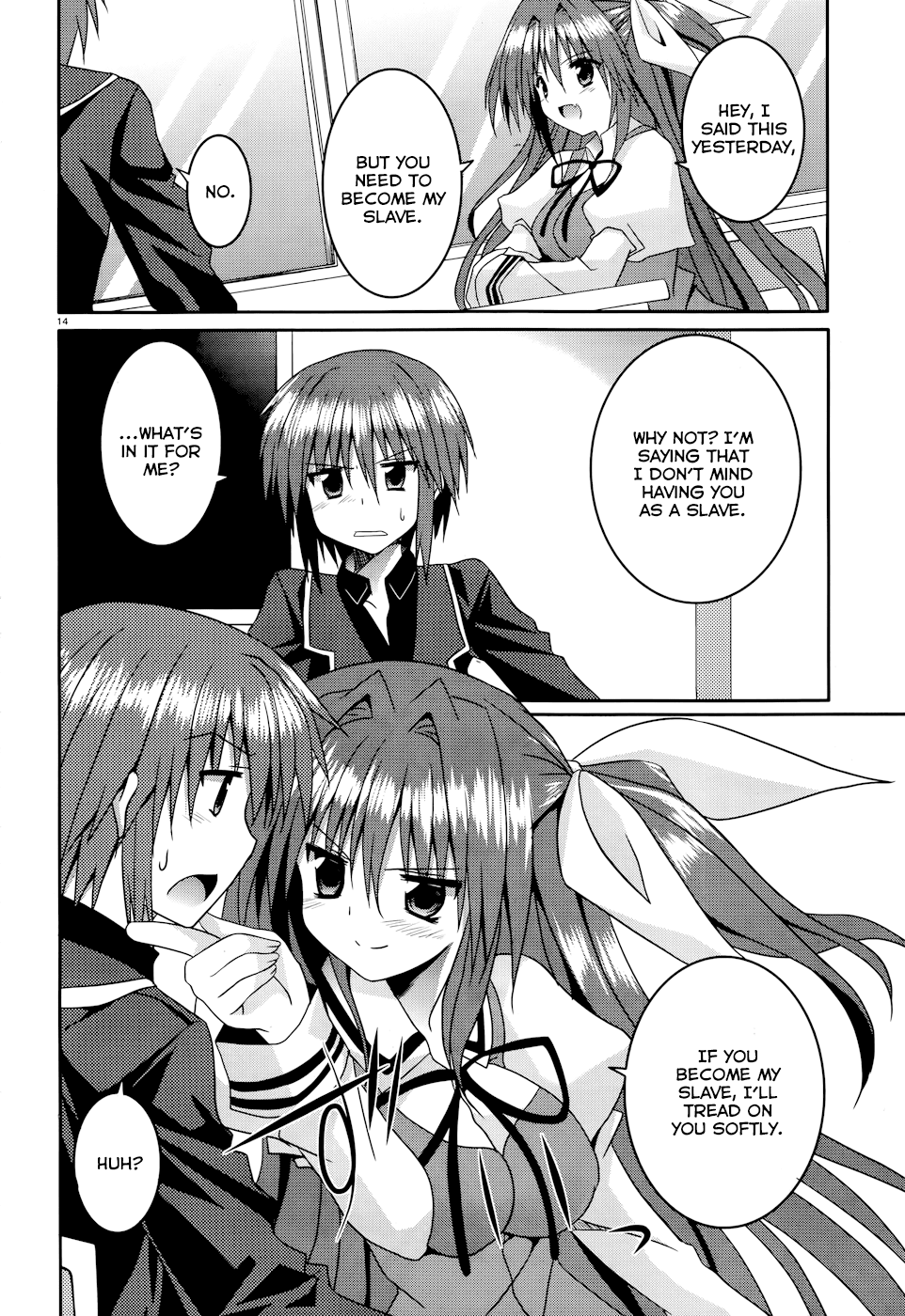Tsuki Tsuki! Chapter 9 page 14 - Chapter 9: Who's Bad?! Bad Nazunyan is Here !