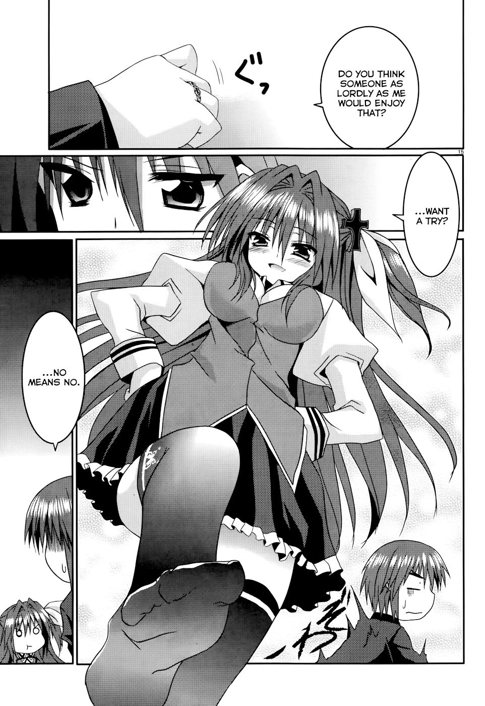 Tsuki Tsuki! Chapter 9 page 15 - Chapter 9: Who's Bad?! Bad Nazunyan is Here !