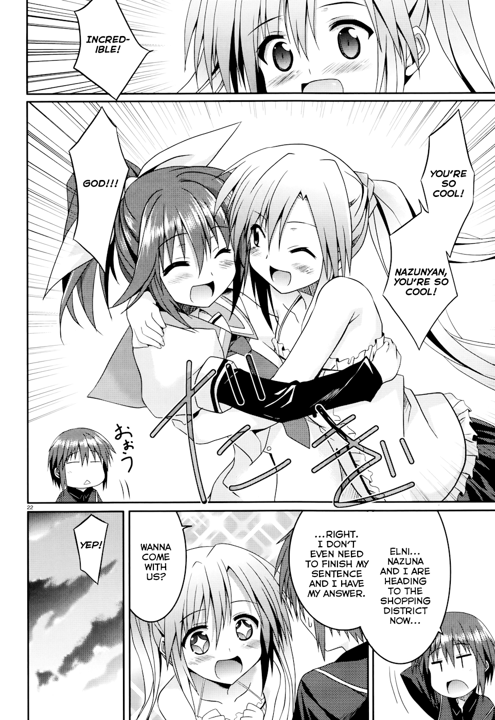 Tsuki Tsuki! Chapter 9 page 22 - Chapter 9: Who's Bad?! Bad Nazunyan is Here !