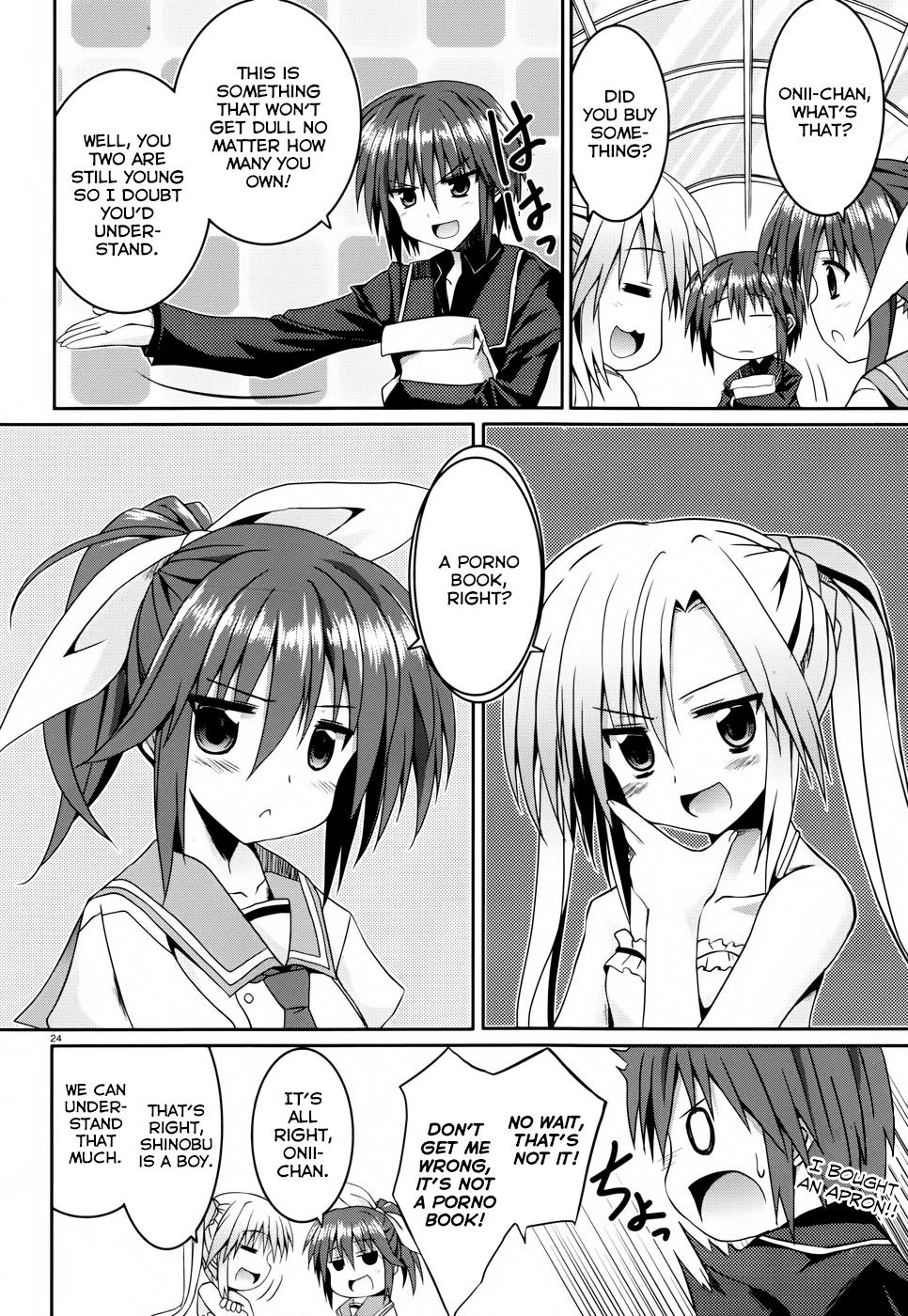 Tsuki Tsuki! Chapter 9 page 24 - Chapter 9: Who's Bad?! Bad Nazunyan is Here !