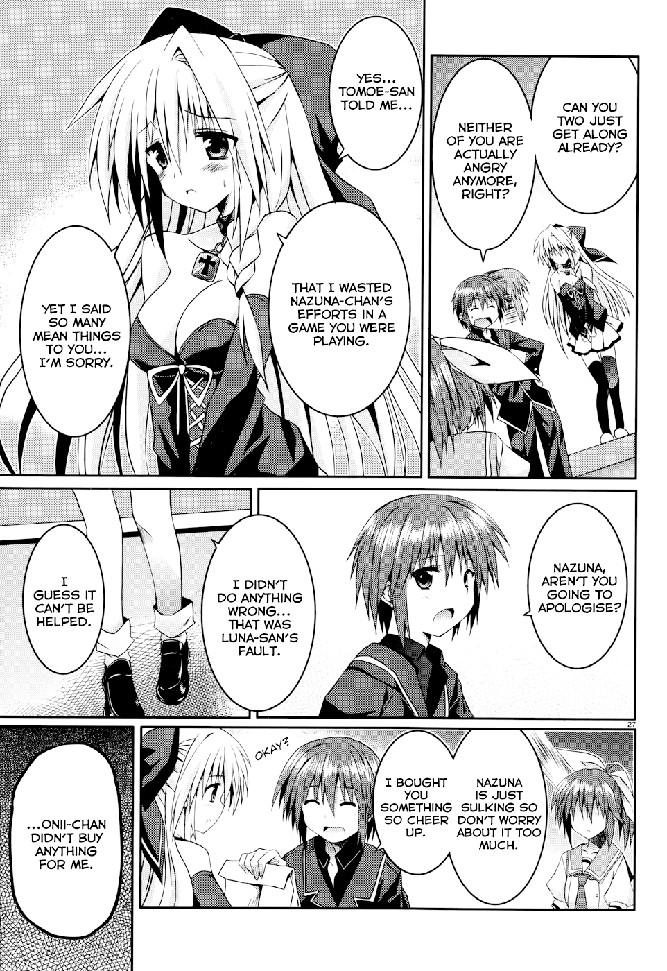 Tsuki Tsuki! Chapter 9 page 27 - Chapter 9: Who's Bad?! Bad Nazunyan is Here !