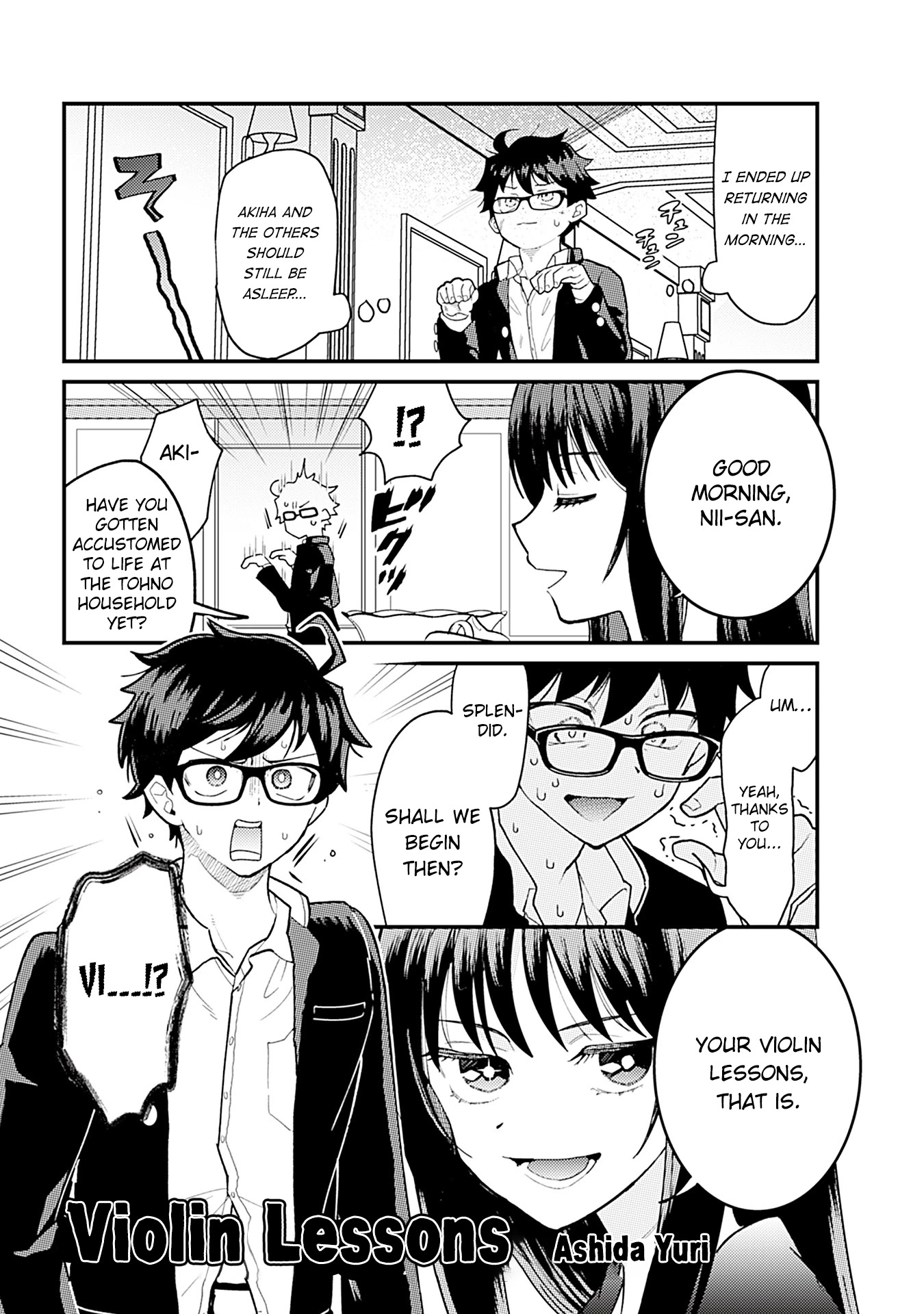 Tsukihime－A piece of blue glass moon－Anthology Comic STAR Chapter 2 page 1 - Chapter 2: Violin Lessons