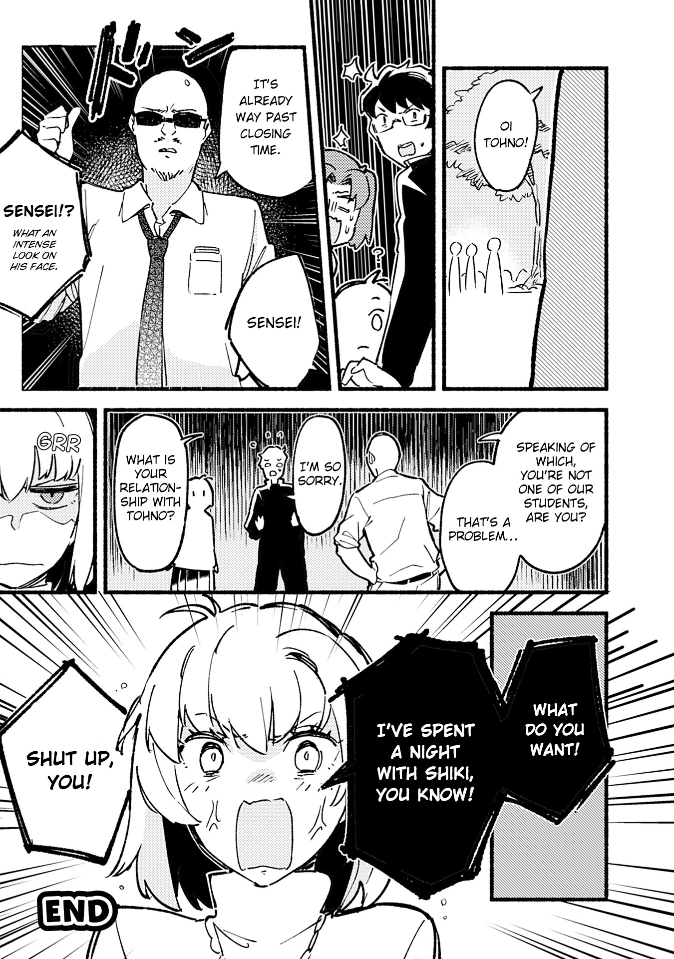 Tsukihime－A piece of blue glass moon－Anthology Comic STAR Chapter 3 page 9 - Chapter 3: The Classroom After School