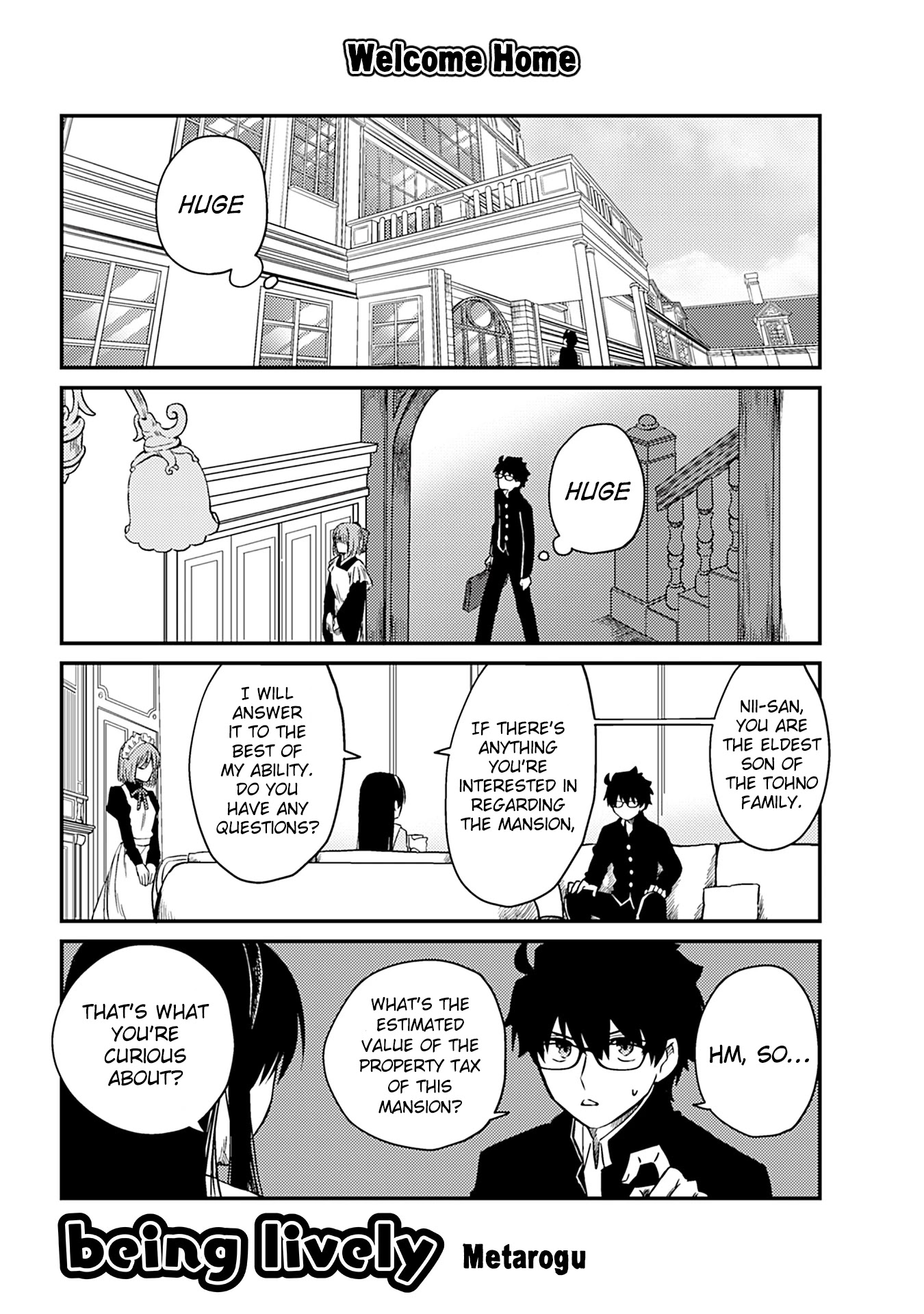 Tsukihime－A piece of blue glass moon－Anthology Comic STAR Chapter 4 page 1 - Chapter 4: Being Lively