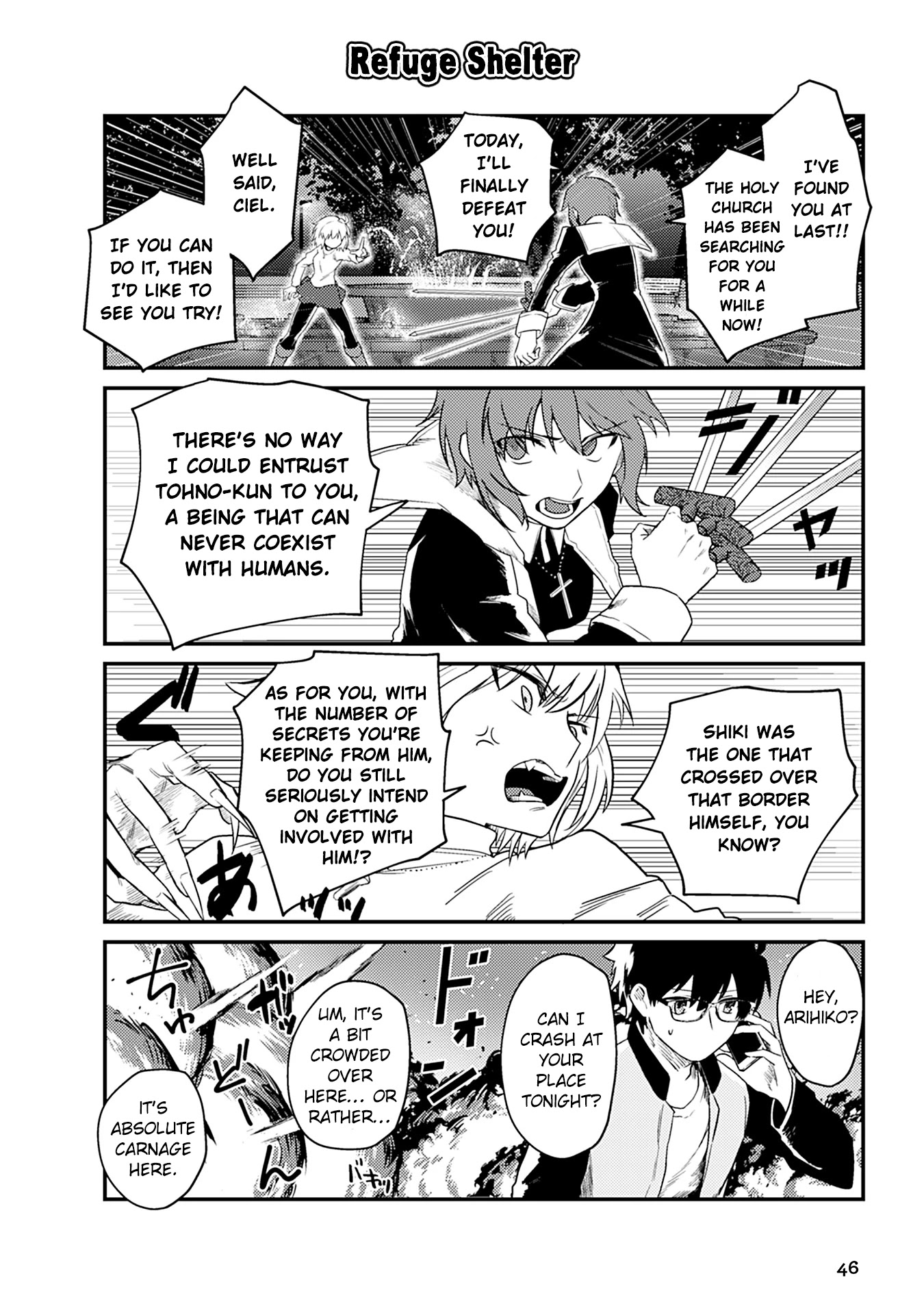 Tsukihime－A piece of blue glass moon－Anthology Comic STAR Chapter 4 page 10 - Chapter 4: Being Lively