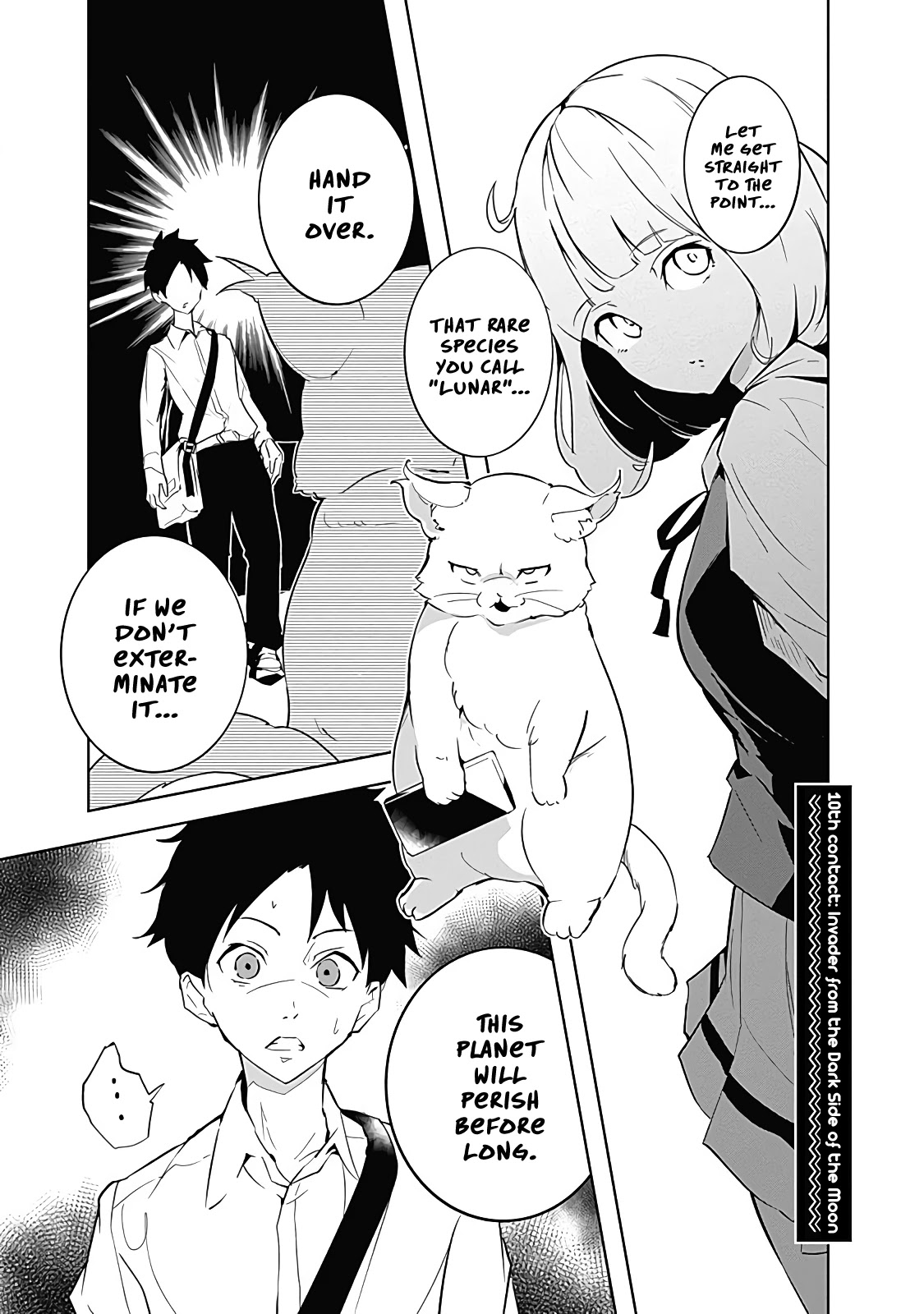 Tsukiiro no Invader Chapter 10 page 1 - Chapter 10: Invader from the Dark Side of the Moon