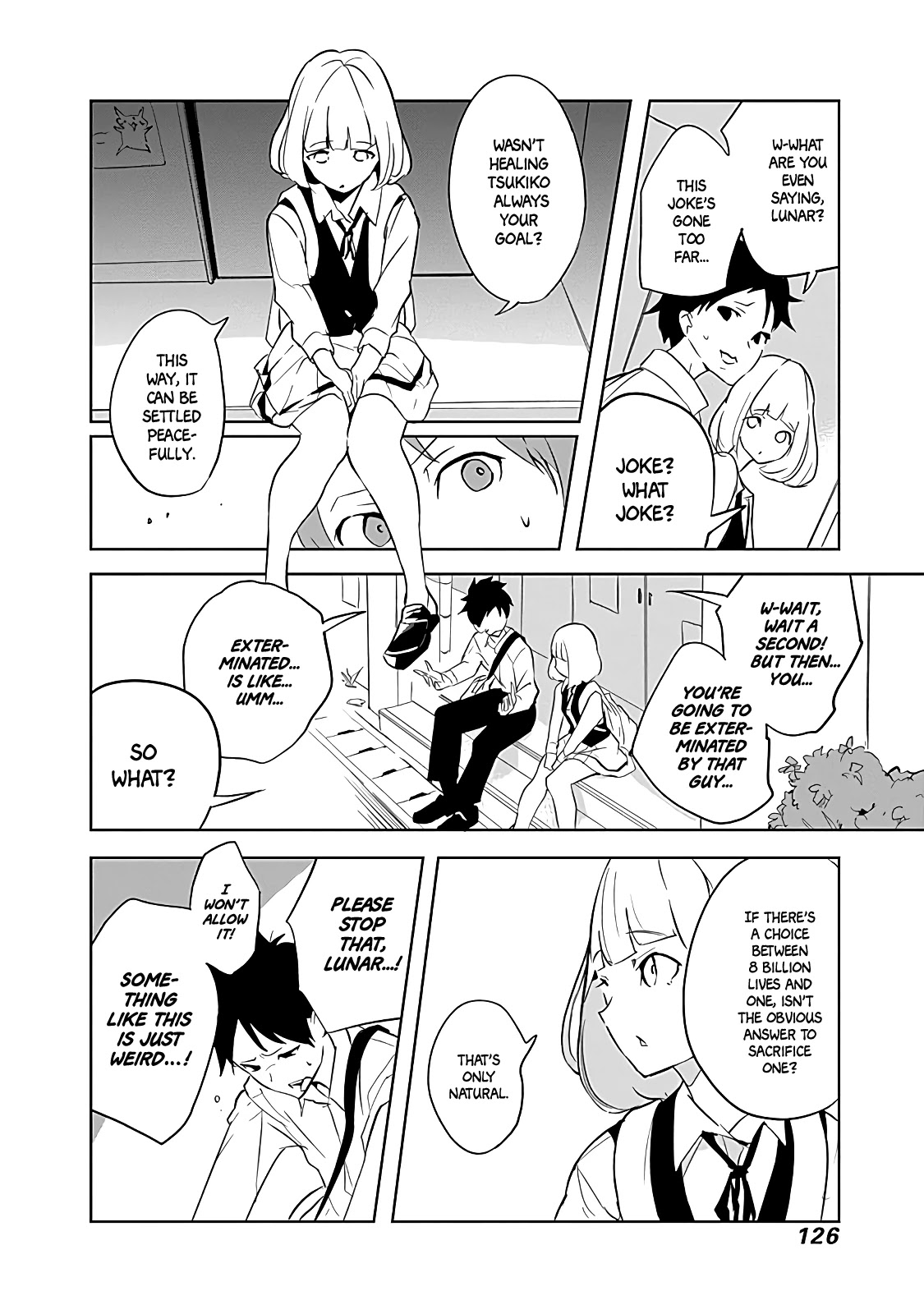 Tsukiiro no Invader Chapter 10 page 8 - Chapter 10: Invader from the Dark Side of the Moon
