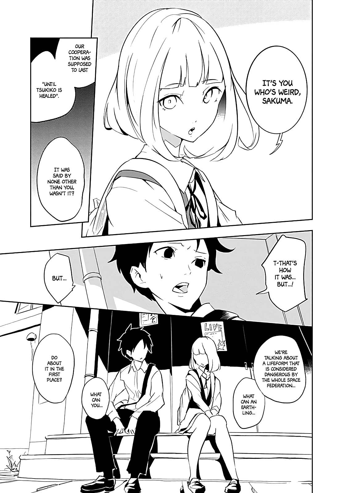 Tsukiiro no Invader Chapter 10 page 9 - Chapter 10: Invader from the Dark Side of the Moon