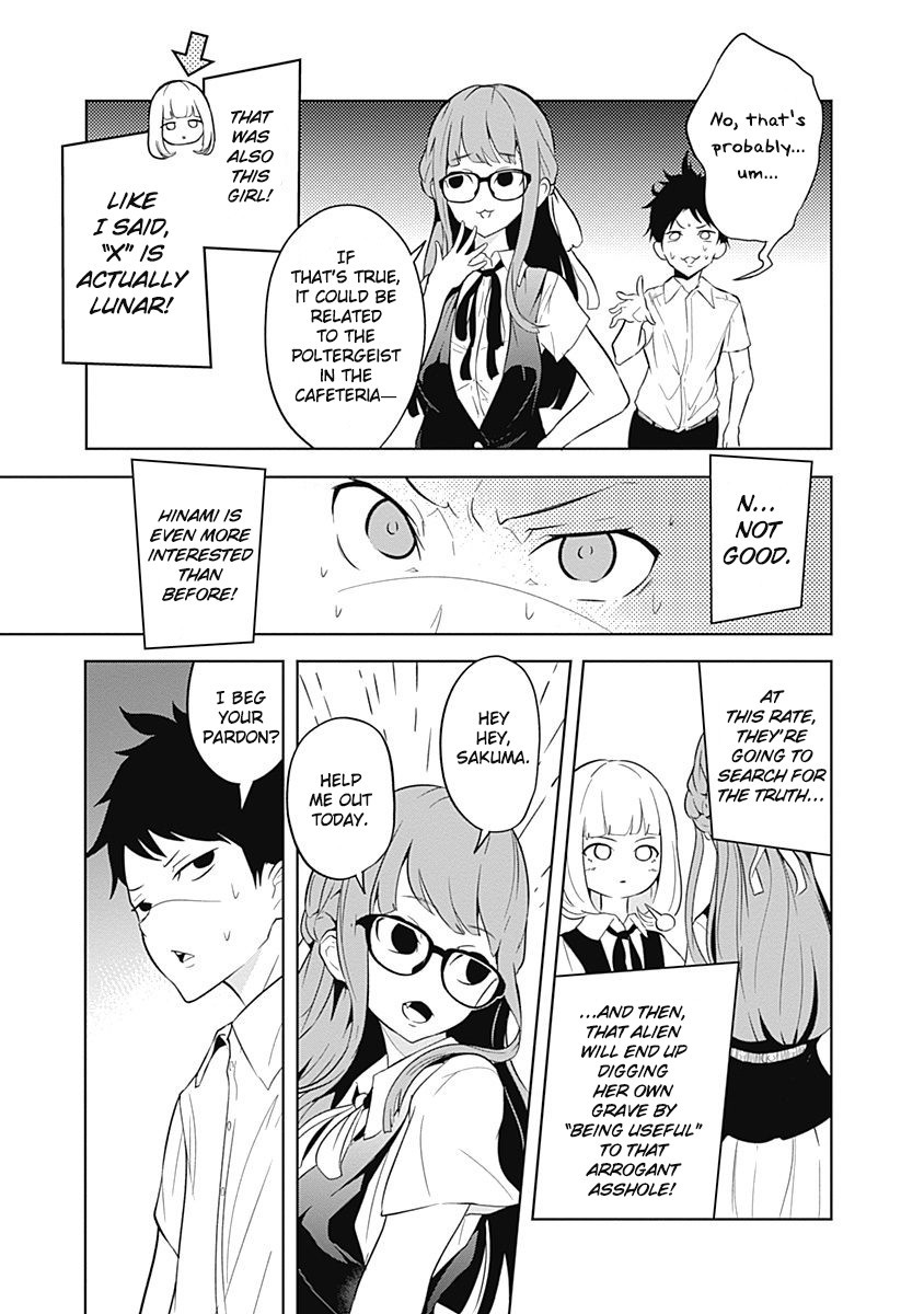 Tsukiiro no Invader Chapter 4 page 14 - Chapter 4: Sea Slug "X"'s Crisis~Glasses Edition