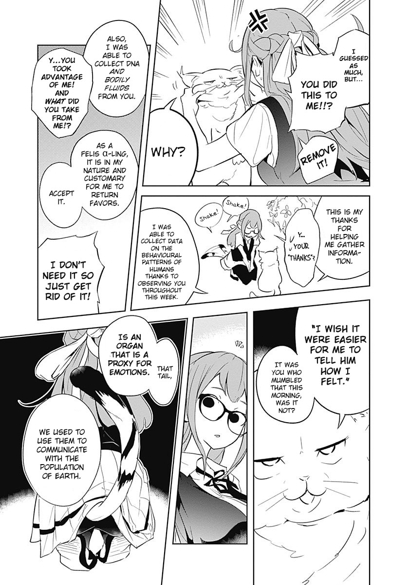 Tsukiiro no Invader Chapter 7 page 11 - Chapter 7: Top Secret Lifeform: Fat Cat α