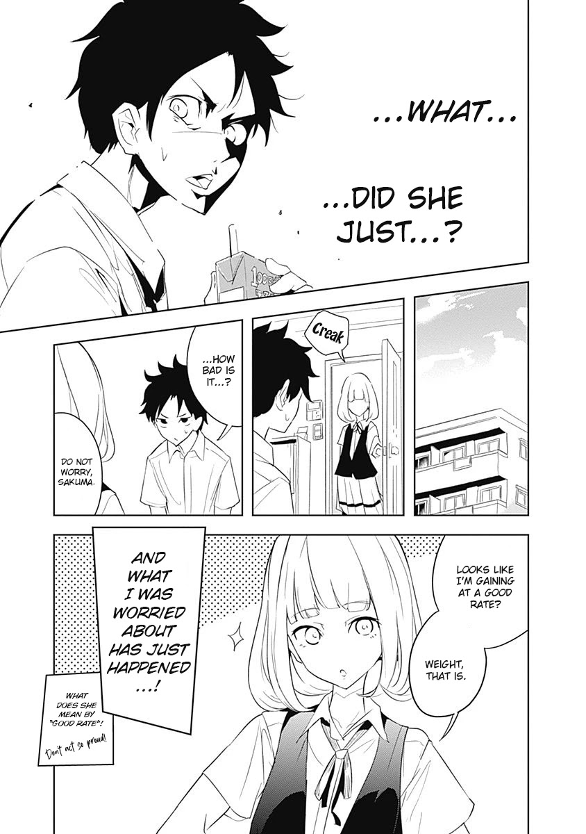 Tsukiiro no Invader Chapter 8 page 8 - Chapter 8: Aggressive Calorie Cleanup Program
