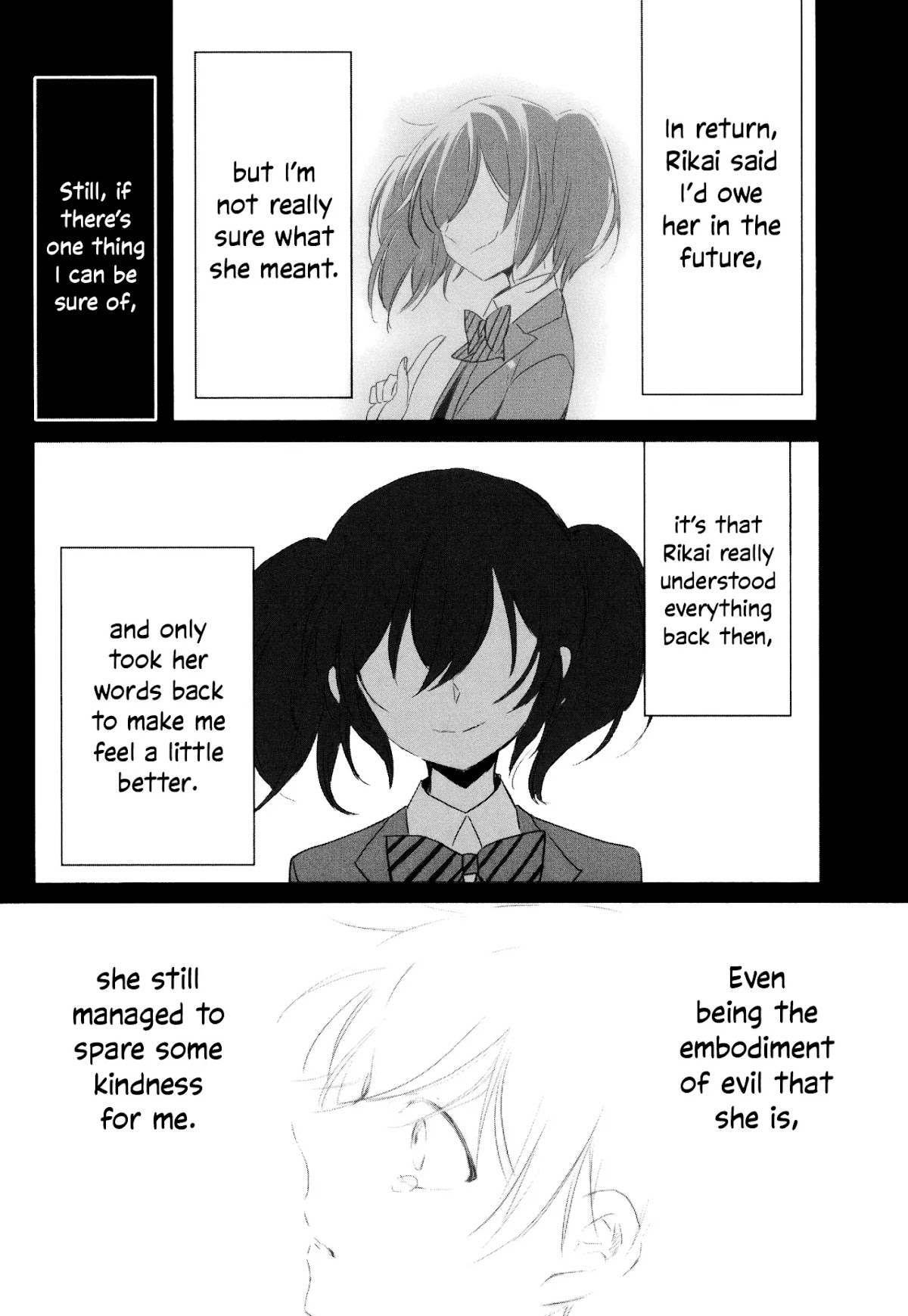 Tsukimizuki Rikai no Tantei Satsujin Chapter 12 page 50 - Chapter 12: Veracity [END]