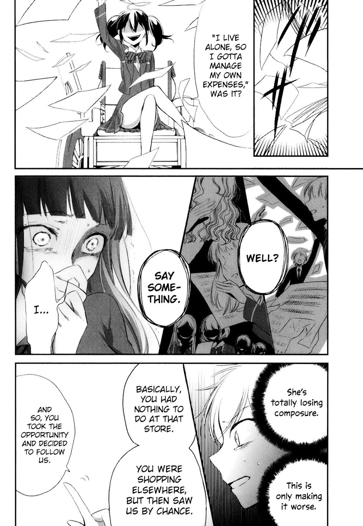 Tsukimizuki Rikai no Tantei Satsujin Chapter 9 page 38 - Chapter 9: Collapse