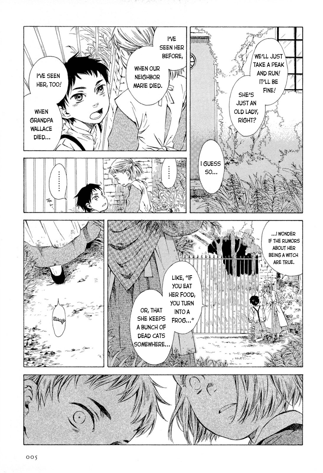 Tsukiyo no Toratsugumi Chapter 1 page 10 - Chapter 1: The Witch of the Flower Forest