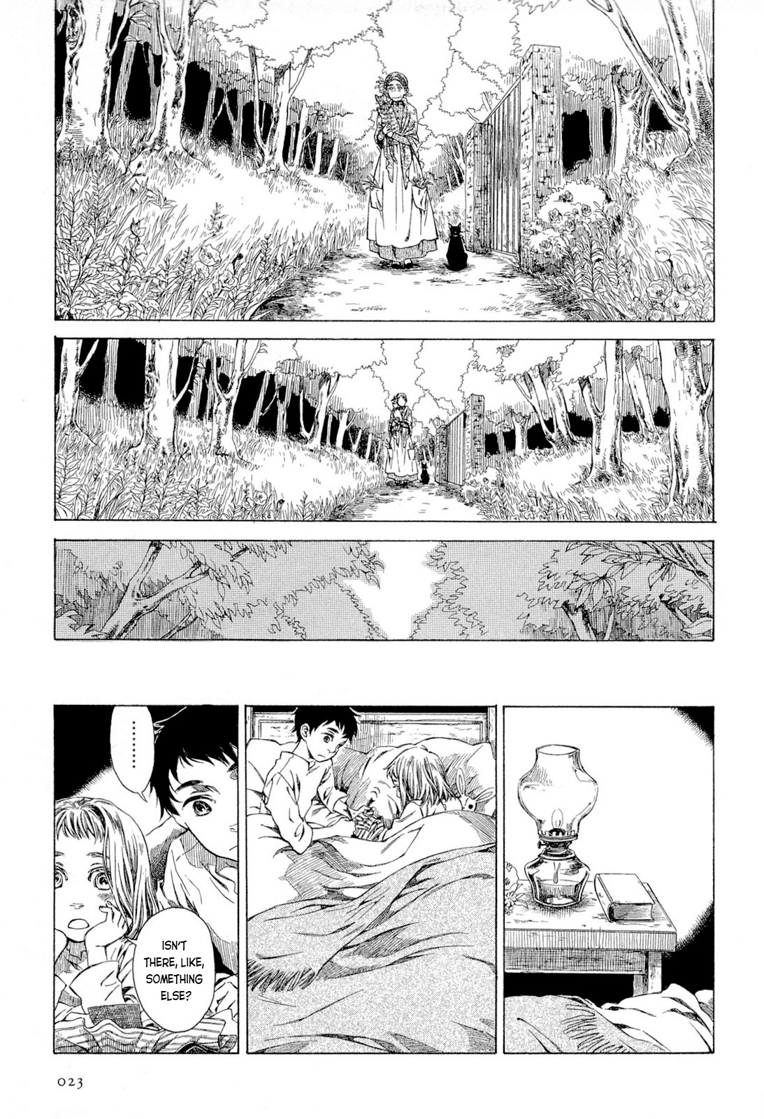 Tsukiyo no Toratsugumi Chapter 1 page 27 - Chapter 1: The Witch of the Flower Forest