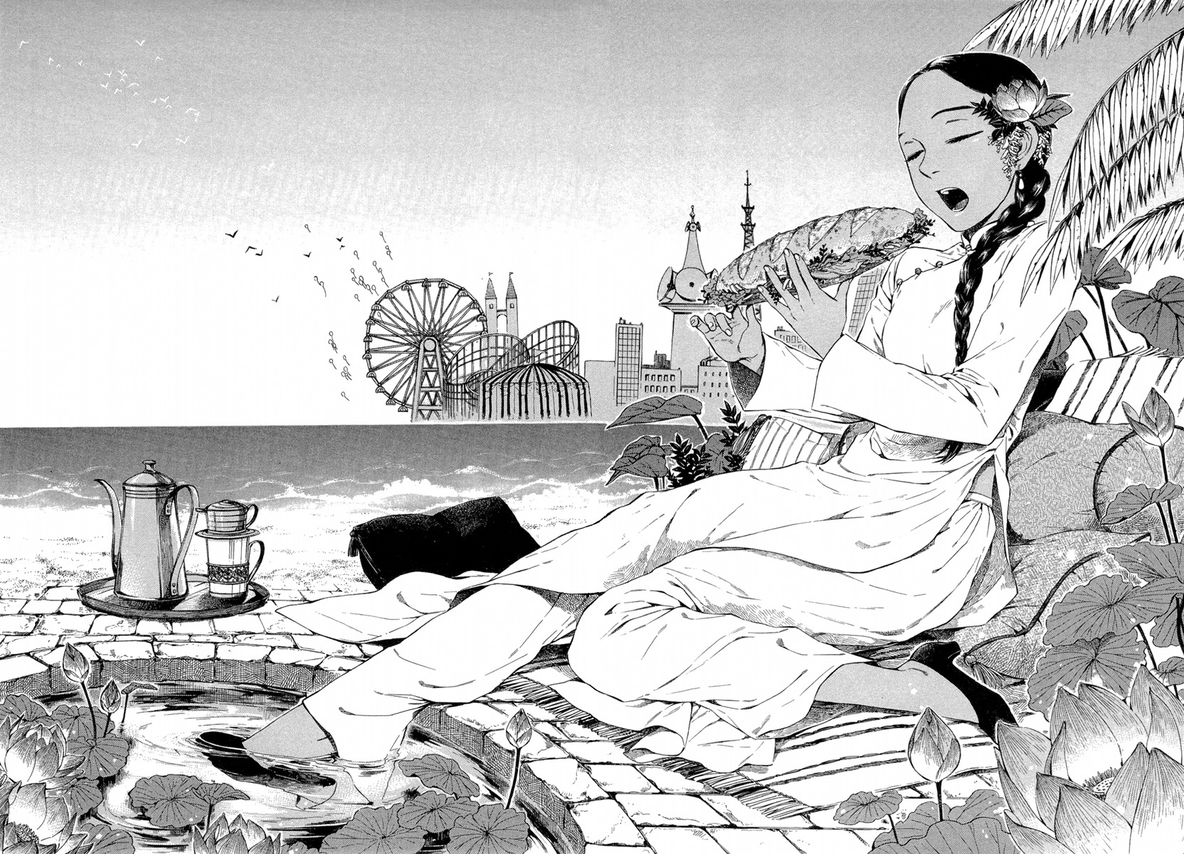 Tsukiyo no Toratsugumi Chapter 5 page 6 - Chapter 5: Faraway Phan Thiết