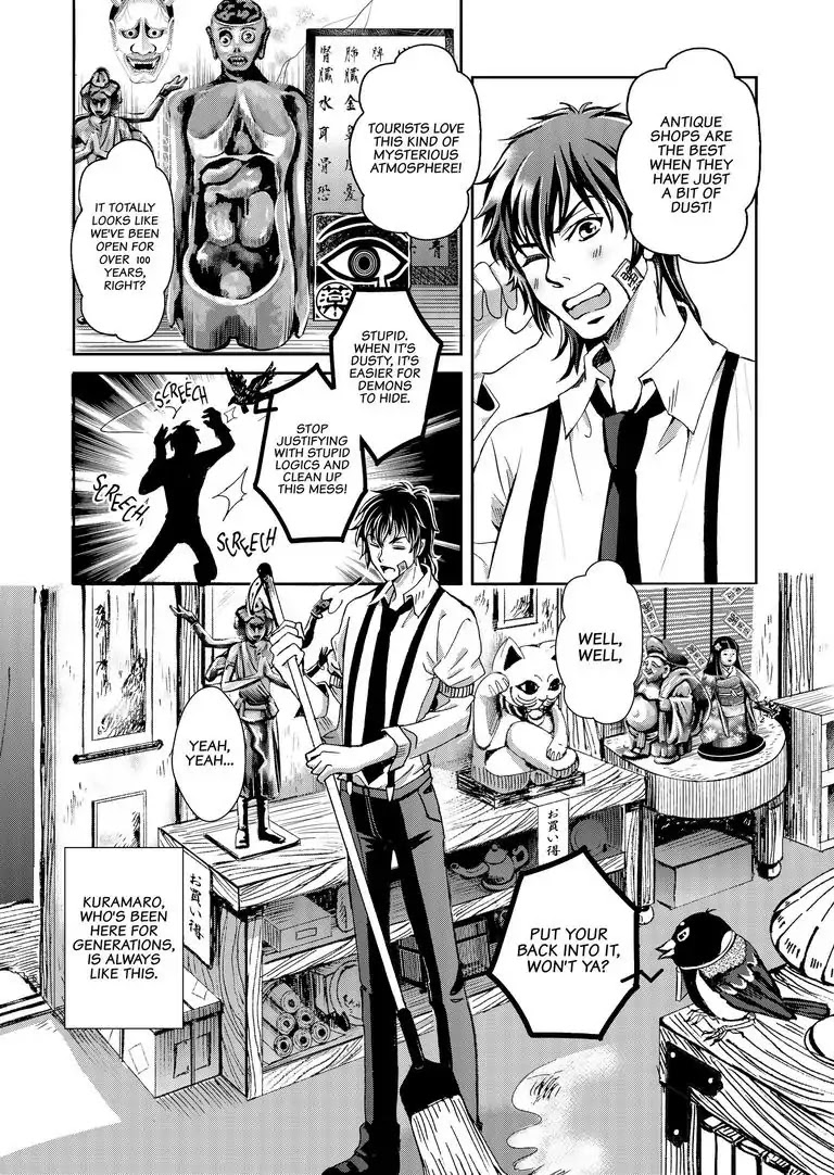 Tsukumogami Karuta: Cards of the 99 Gods Chapter 1 page 8 - Chapter 1