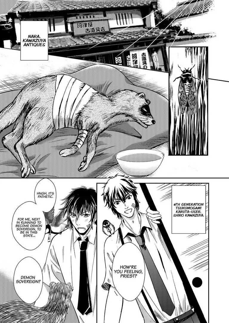 Tsukumogami Karuta: Cards of the 99 Gods Chapter 3 page 4 - Chapter 3