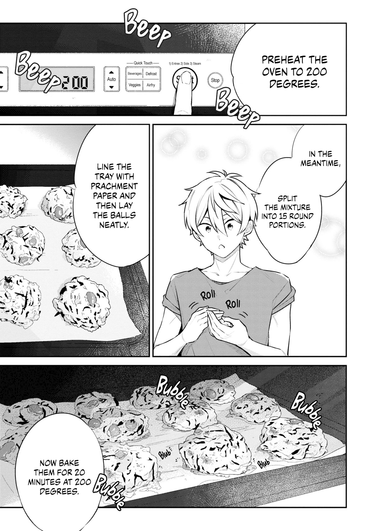 Tsukuoki Life: Weekend Meal Prep Recipes! Chapter 10 page 12 - Chapter 10: Cooking Without Flame ♪ Mild Edamame Hijiki Chicken Meatballs and Umashio Bell Peppers