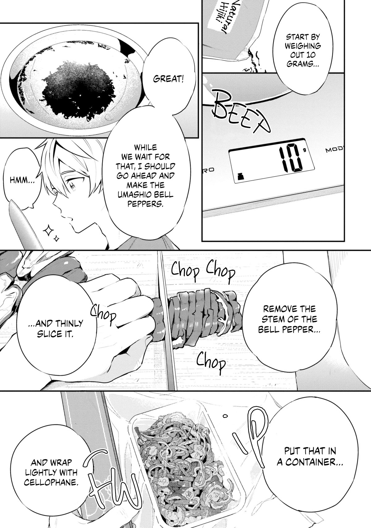 Tsukuoki Life: Weekend Meal Prep Recipes! Chapter 10 page 6 - Chapter 10: Cooking Without Flame ♪ Mild Edamame Hijiki Chicken Meatballs and Umashio Bell Peppers