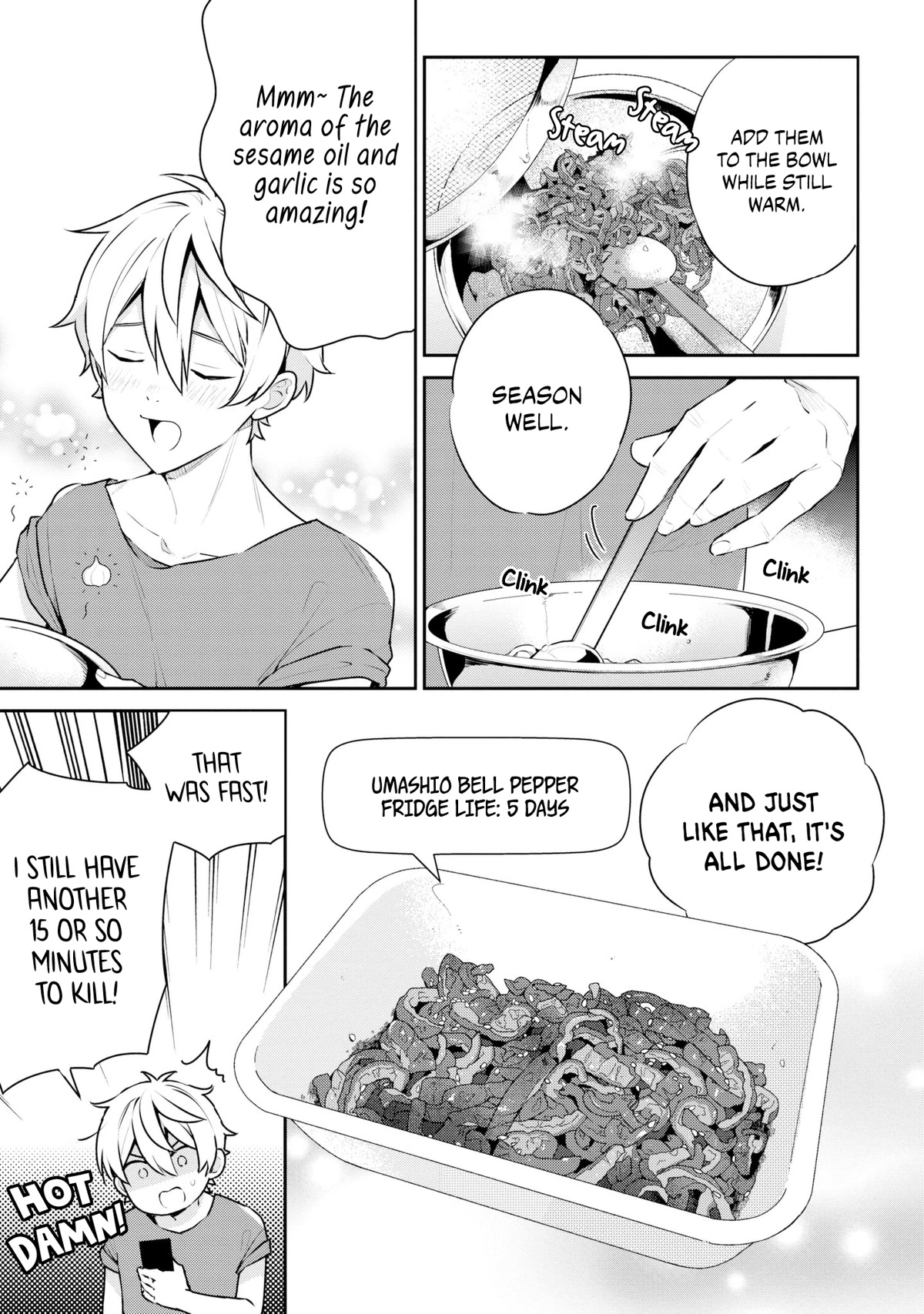 Tsukuoki Life: Weekend Meal Prep Recipes! Chapter 10 page 8 - Chapter 10: Cooking Without Flame ♪ Mild Edamame Hijiki Chicken Meatballs and Umashio Bell Peppers