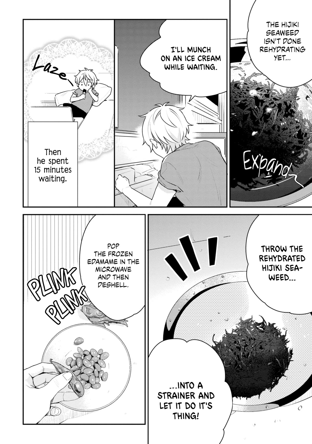 Tsukuoki Life: Weekend Meal Prep Recipes! Chapter 10 page 9 - Chapter 10: Cooking Without Flame ♪ Mild Edamame Hijiki Chicken Meatballs and Umashio Bell Peppers