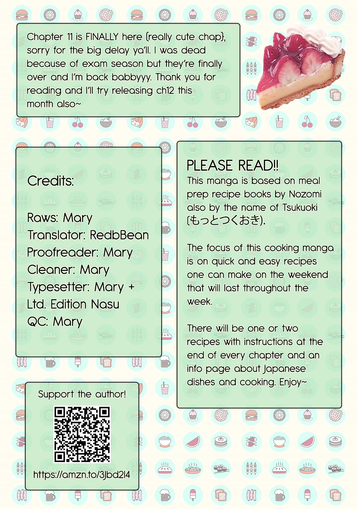 Tsukuoki Life: Weekend Meal Prep Recipes! Chapter 11 page 1 - Chapter 11: Easy Deep-fried in a Pan ☆ Chicken Breast Karaage and Broccoli