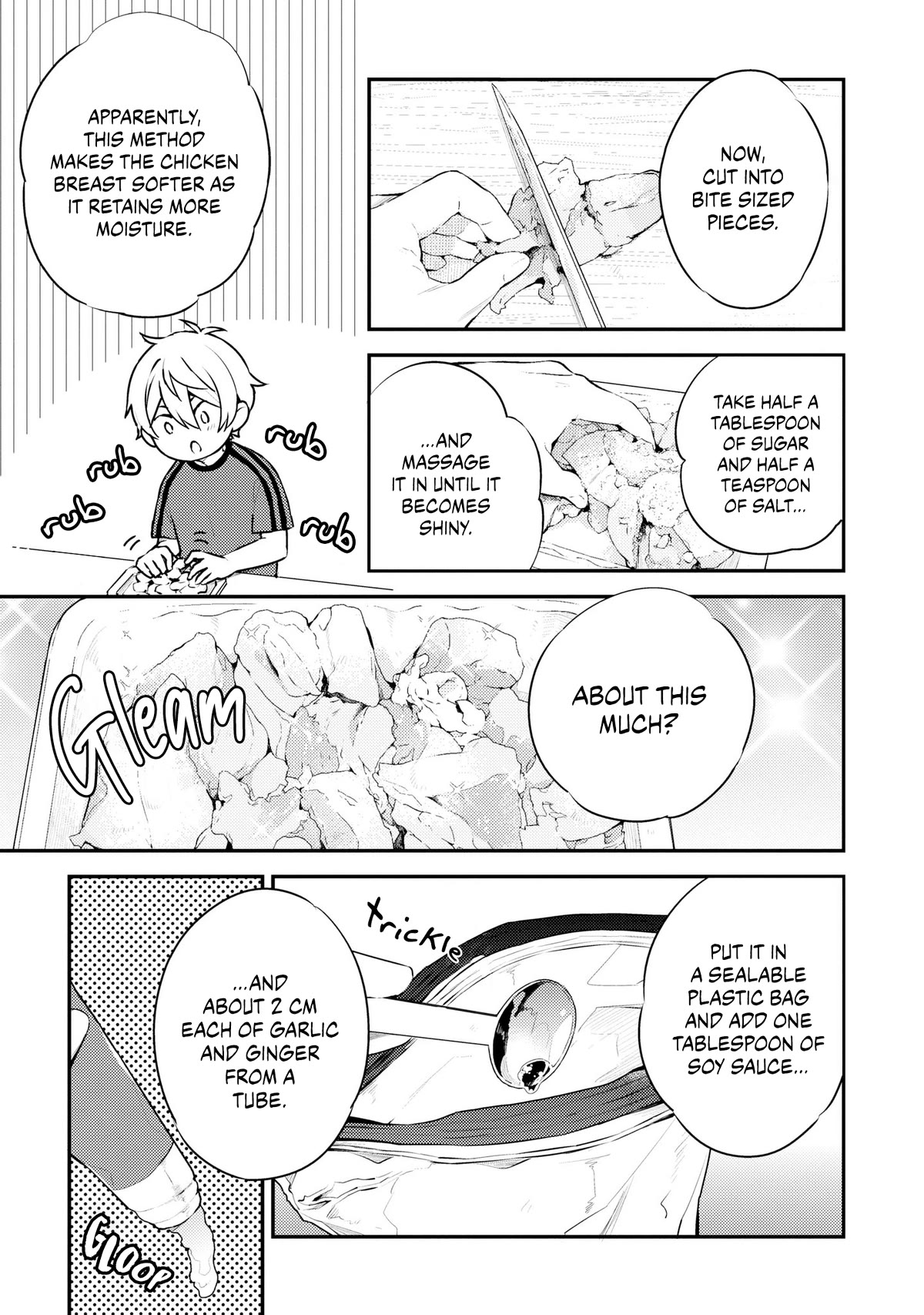 Tsukuoki Life: Weekend Meal Prep Recipes! Chapter 11 page 8 - Chapter 11: Easy Deep-fried in a Pan ☆ Chicken Breast Karaage and Broccoli