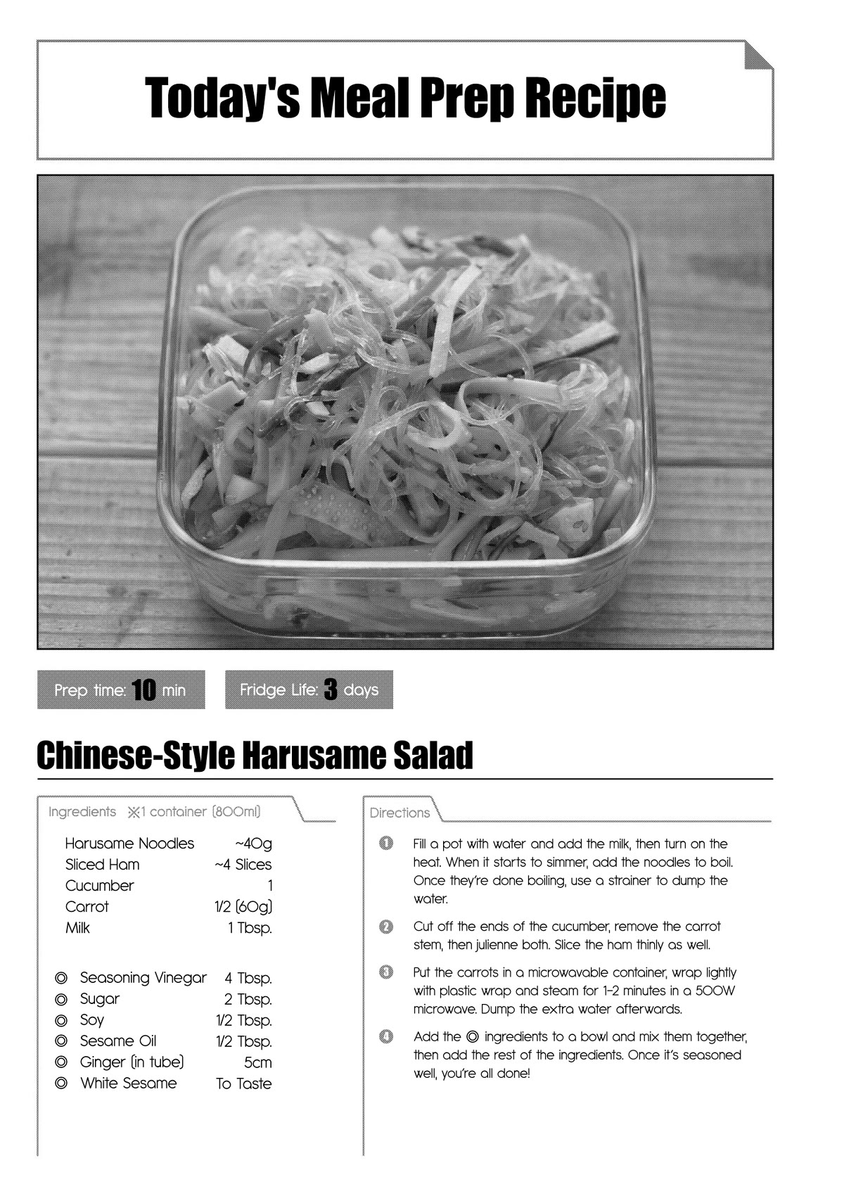 Tsukuoki Life: Weekend Meal Prep Recipes! Chapter 12 page 20 - Chapter 12: Easy Chinese at Home ☆ Chinjiao Rosu and Chinese Style Harusame Salad